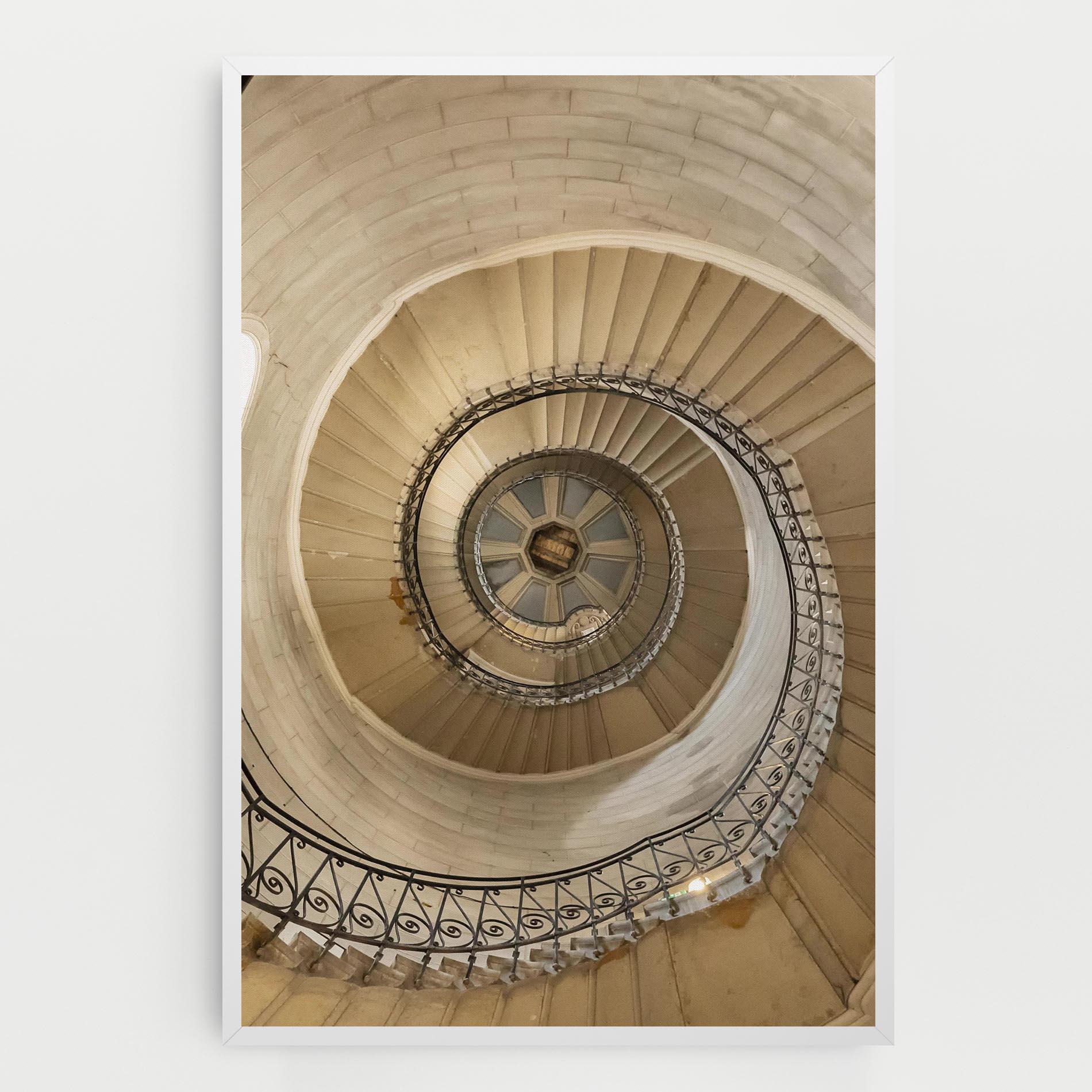 Leinwandbild Cream Down Stairs mockup 0