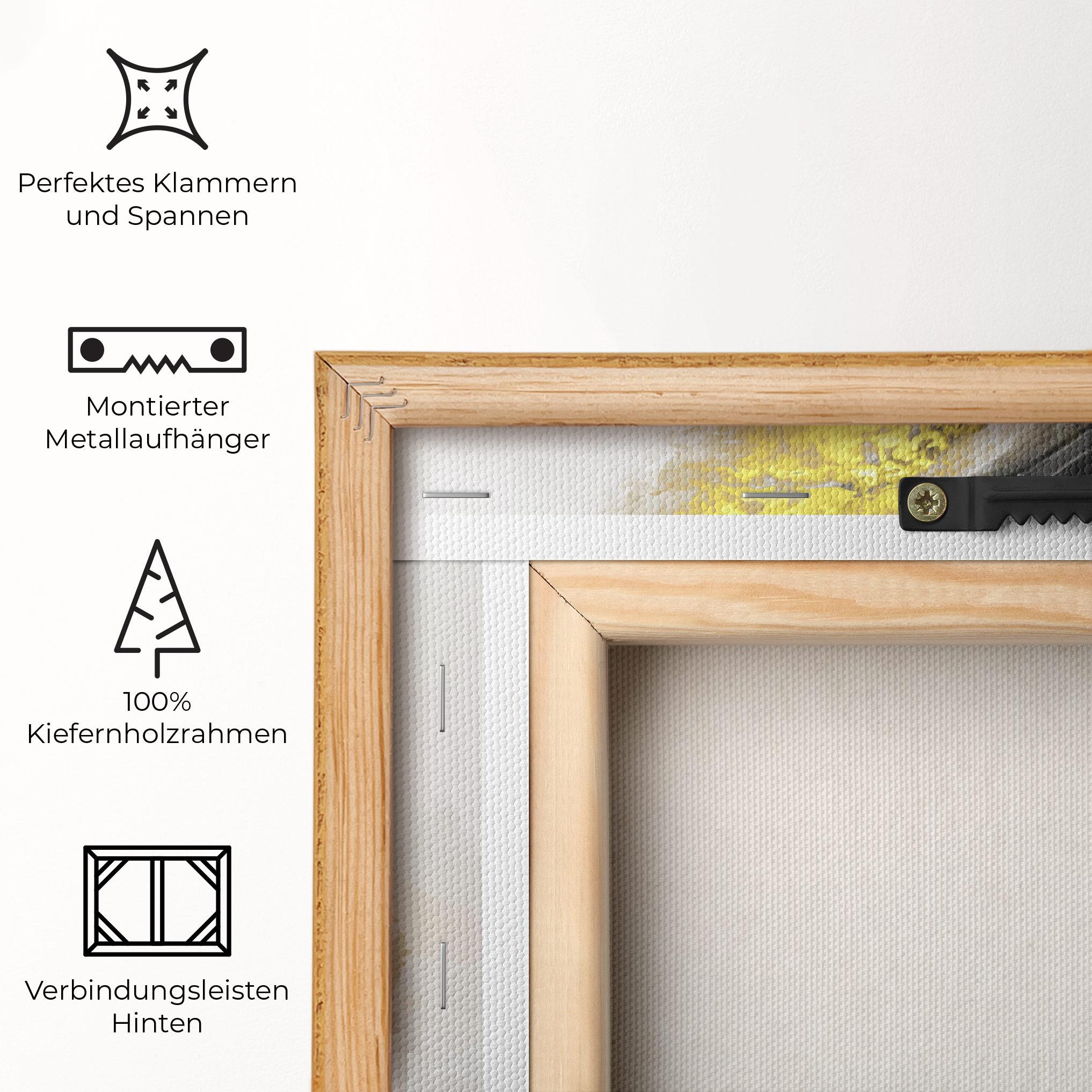 Leinwandbild Gold Brush mockup 5