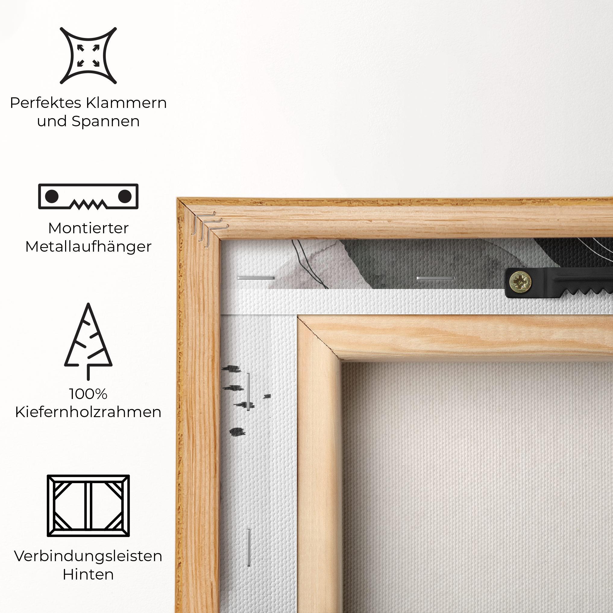 Leinwandbild Green Watercolor mockup 5