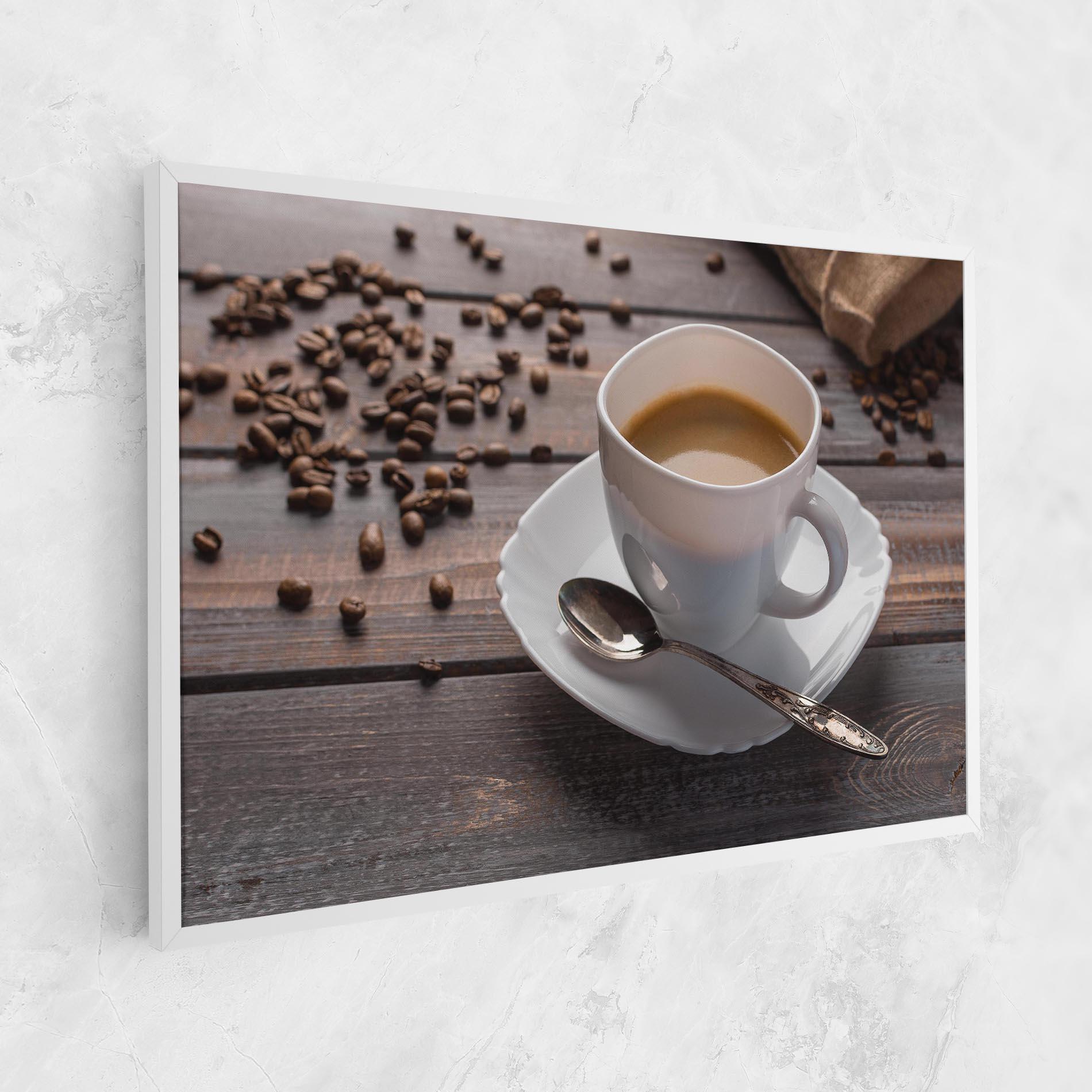 Leinwandbild Aroma Coffee mockup 1