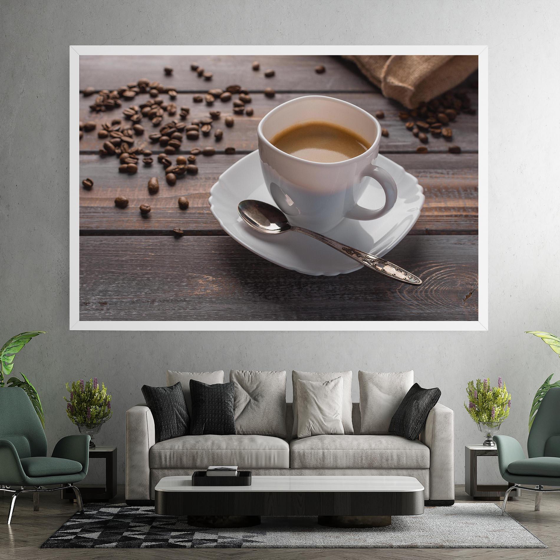 Leinwandbild Aroma Coffee mockup 7