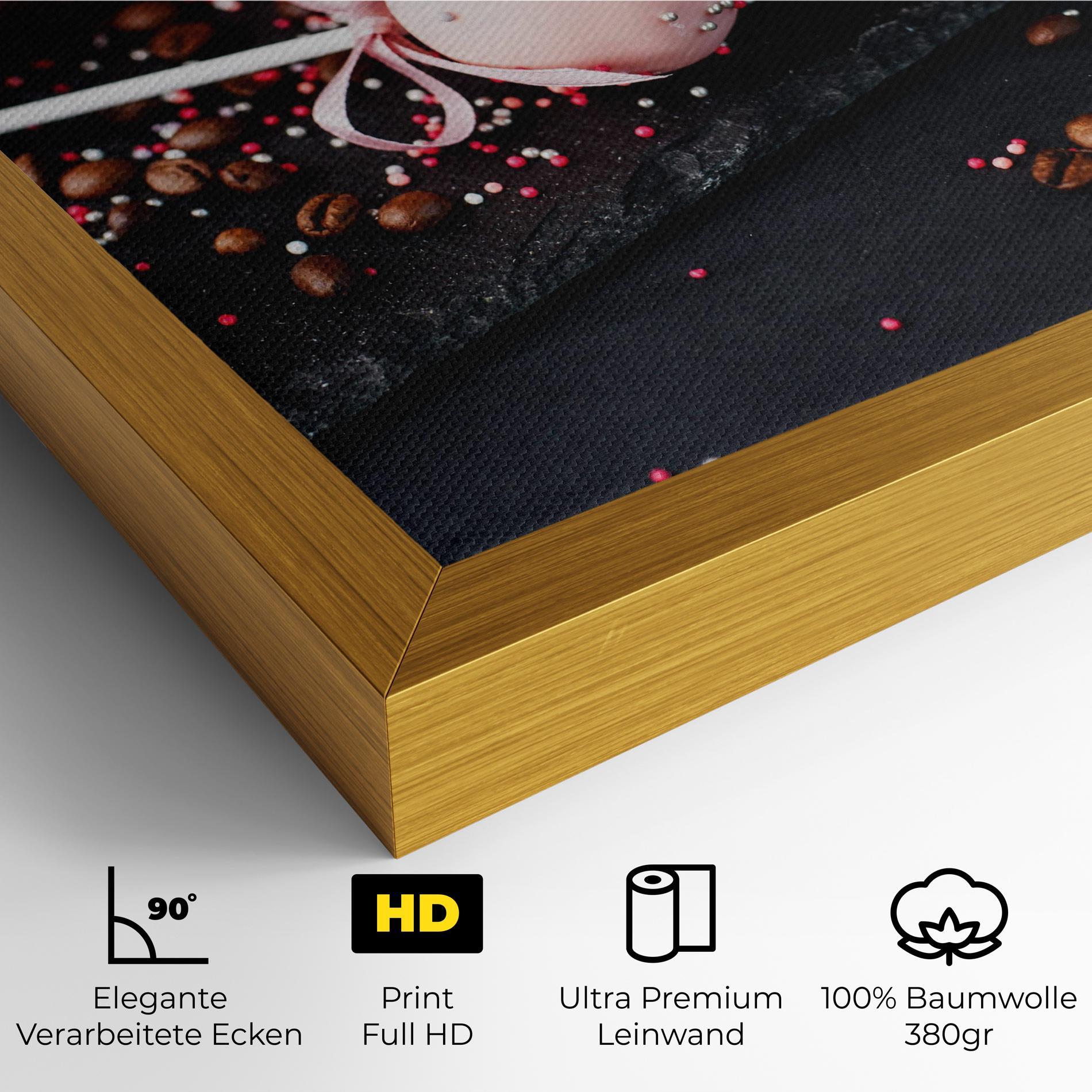 Leinwandbild Chocolate Dessert mockup 4