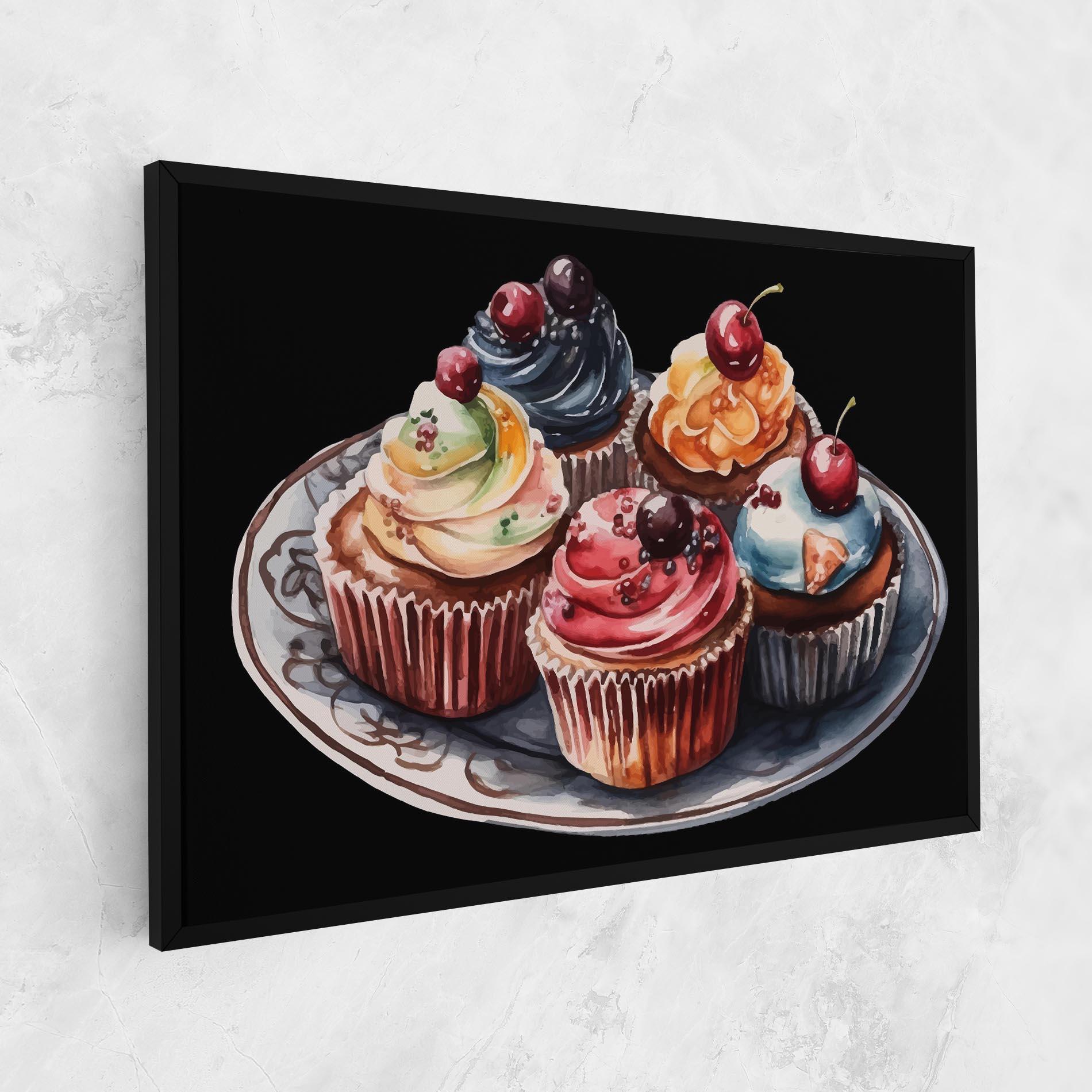 Leinwandbild Colorful Muffins mockup 1