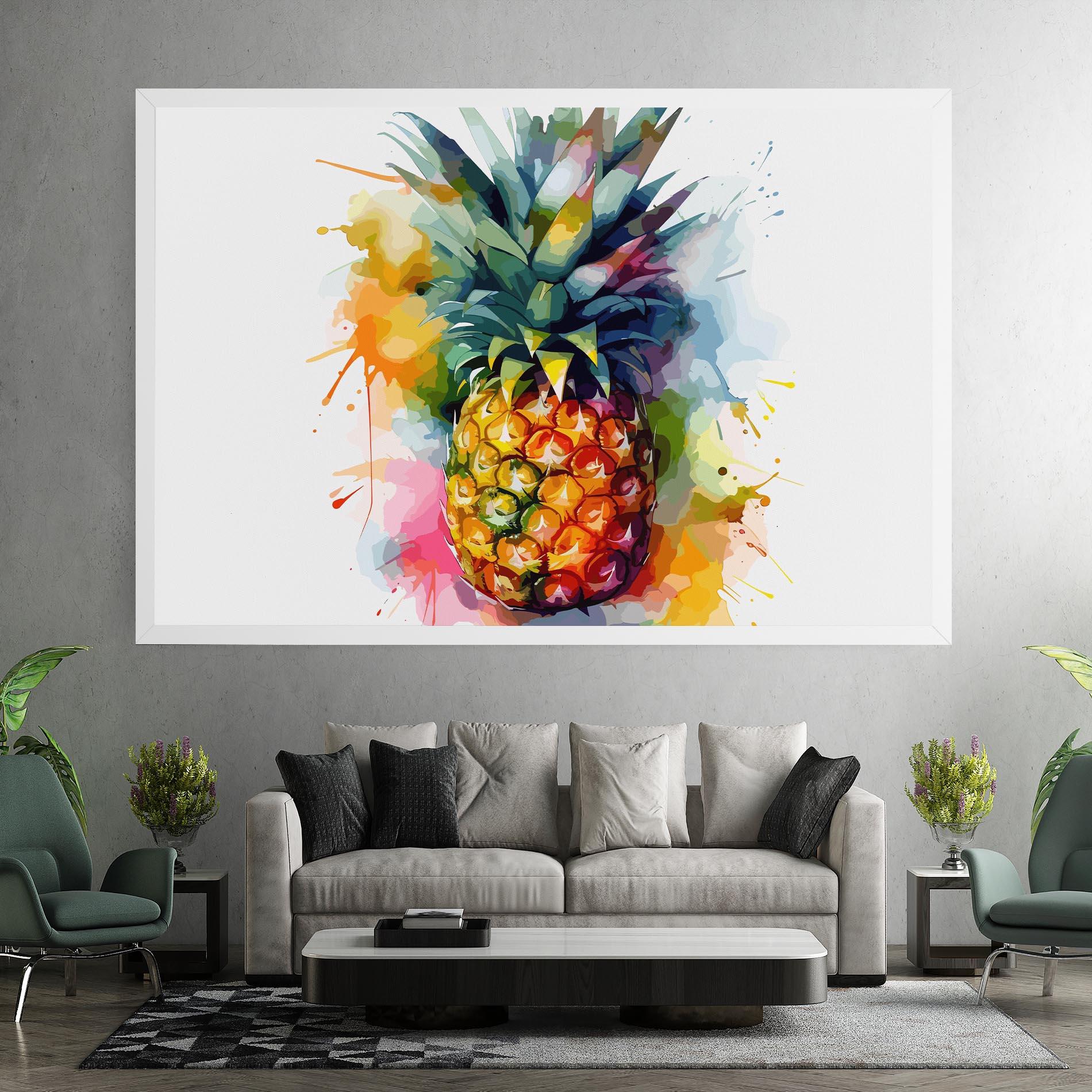 Leinwandbild Color Mix Pineapple mockup 7