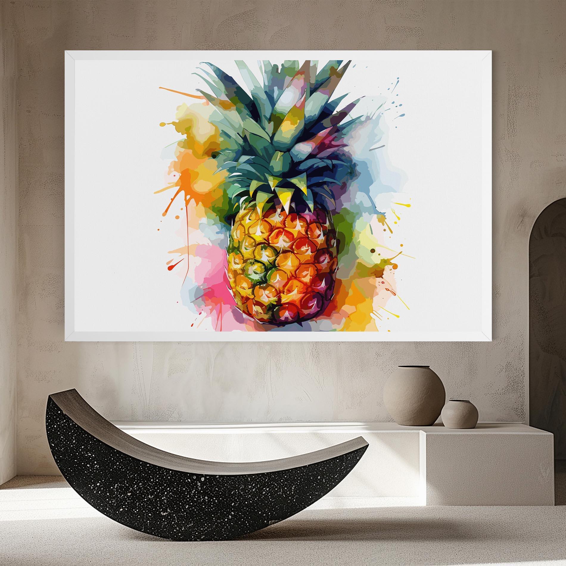 Leinwandbild Color Mix Pineapple mockup 8