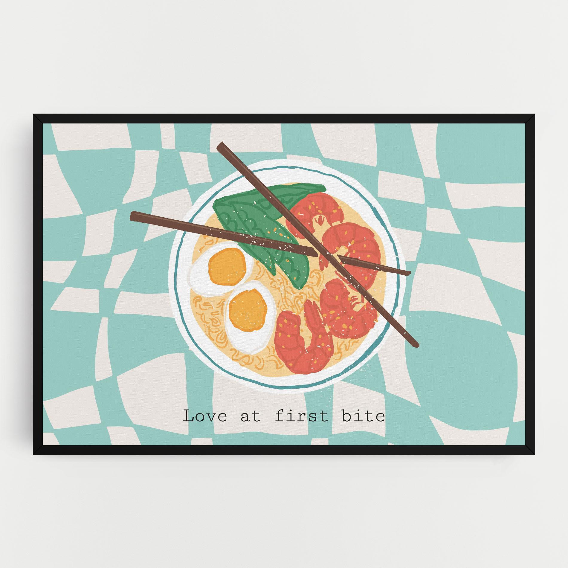Leinwandbild Food Love mockup 0