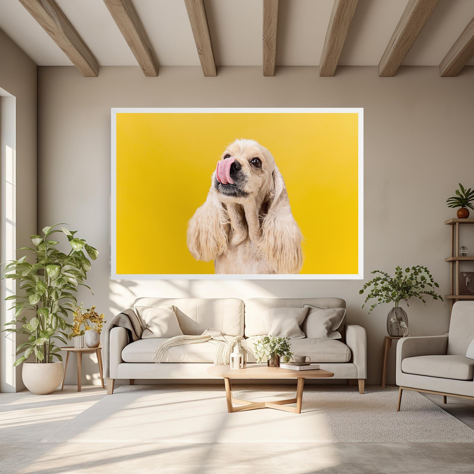 Leinwandbild American Spaniel mockup 6