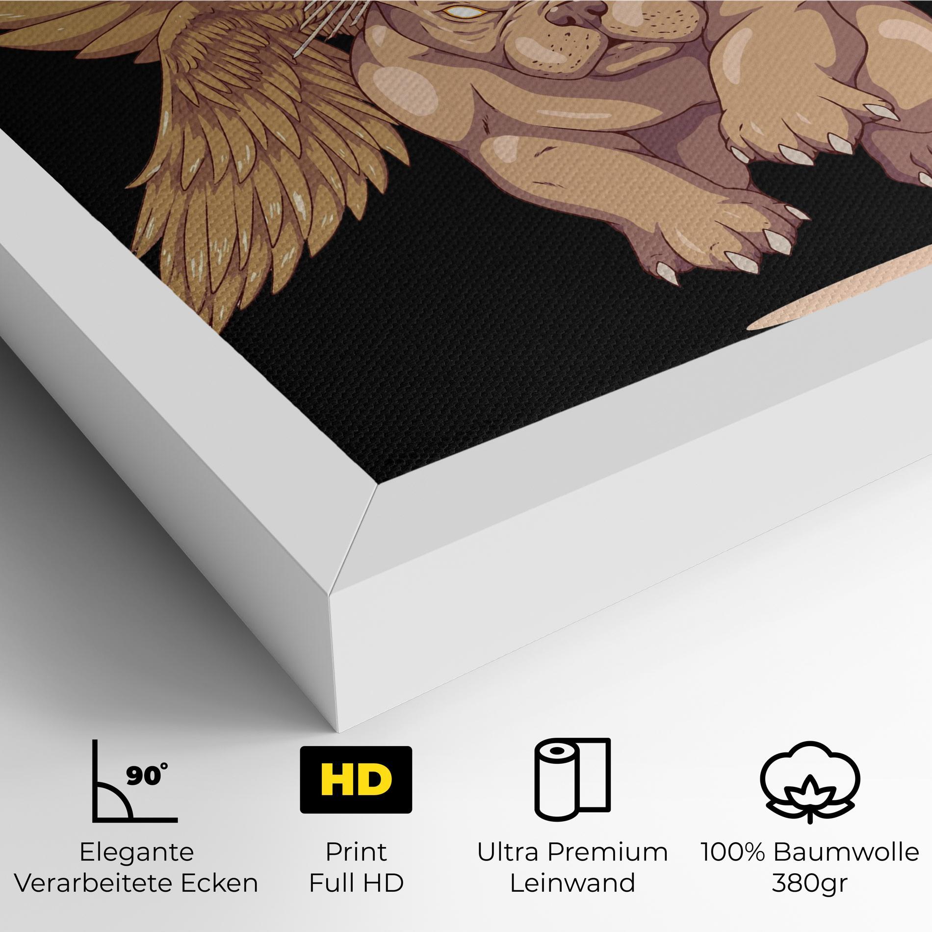 Leinwandbild Doggo mockup 4