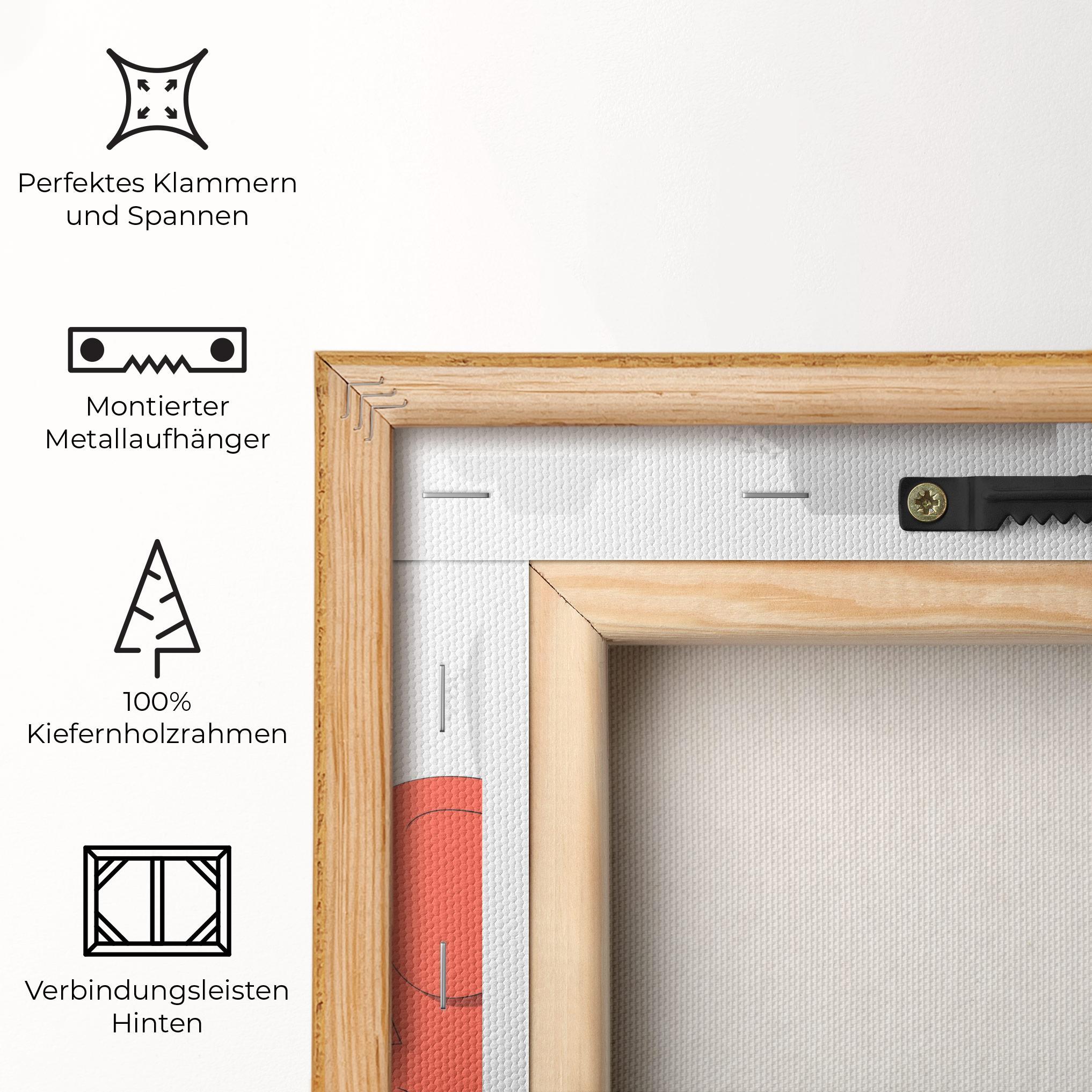 Leinwandbild Orange Elephant mockup 5