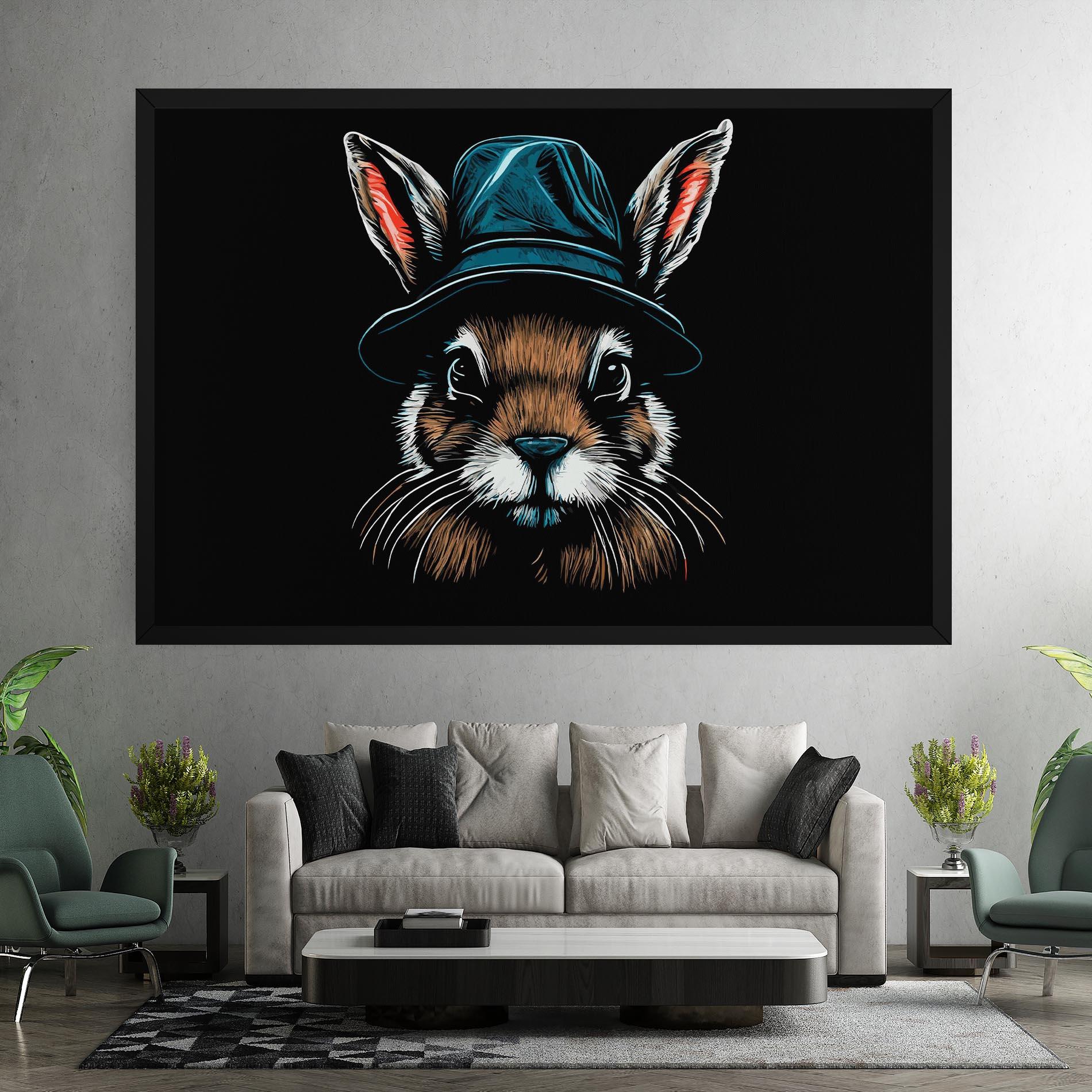Leinwandbild Hat Bunny mockup 7