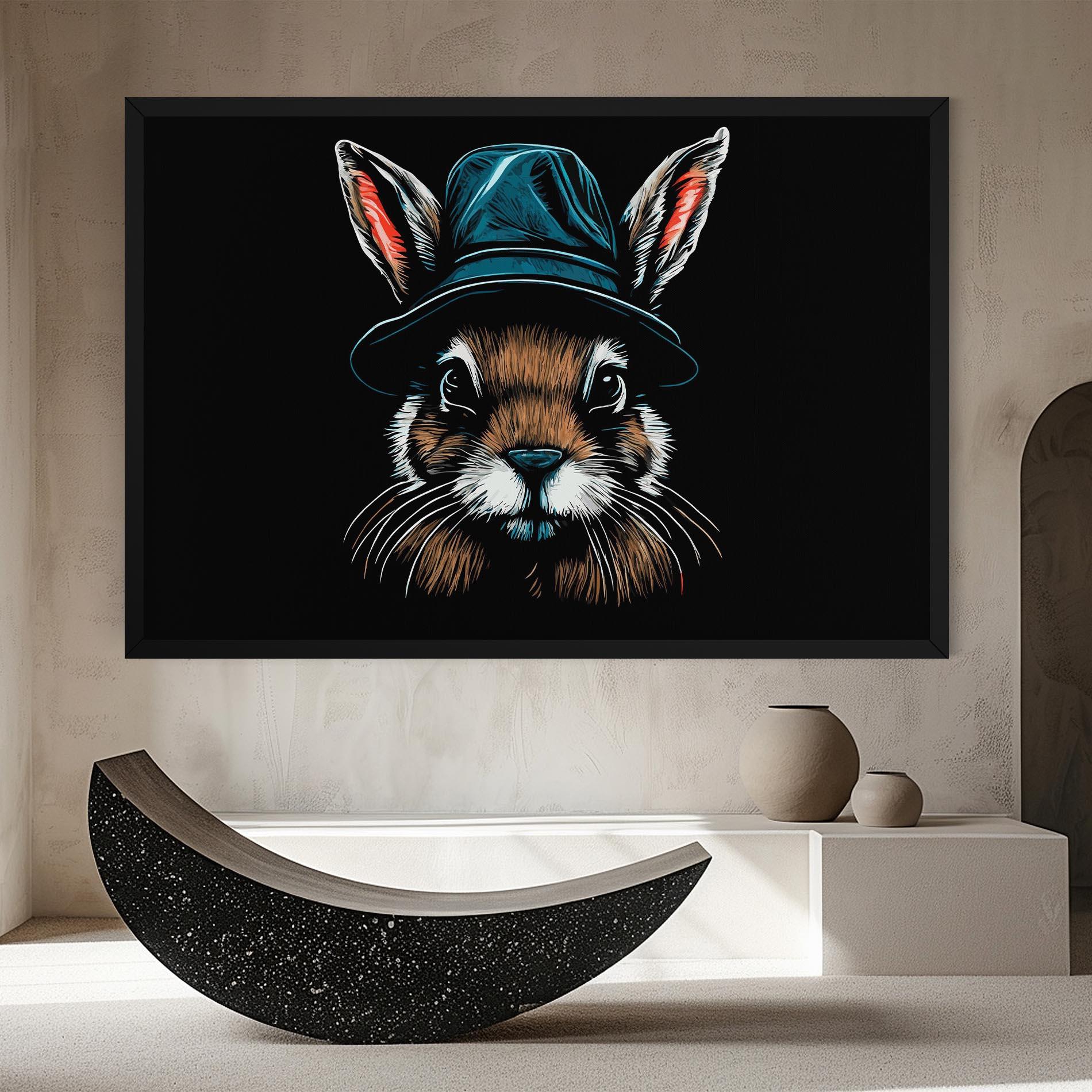 Leinwandbild Hat Bunny mockup 8