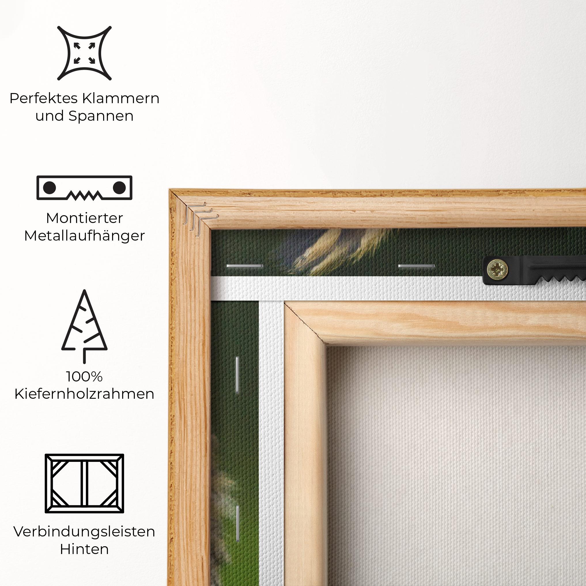 Leinwandbild Angry Owl mockup 5