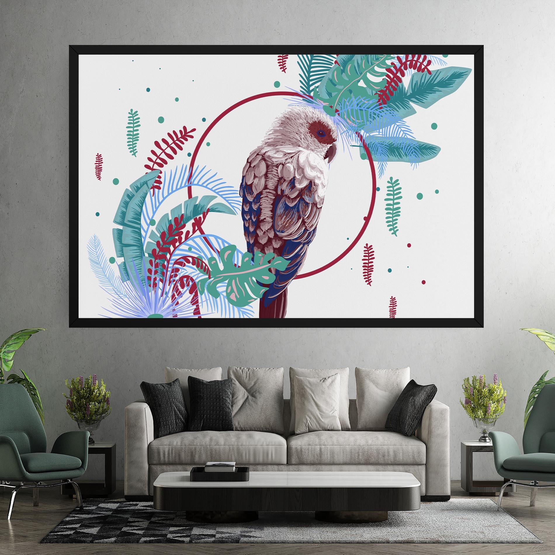 Leinwandbild Bright Bird mockup 7