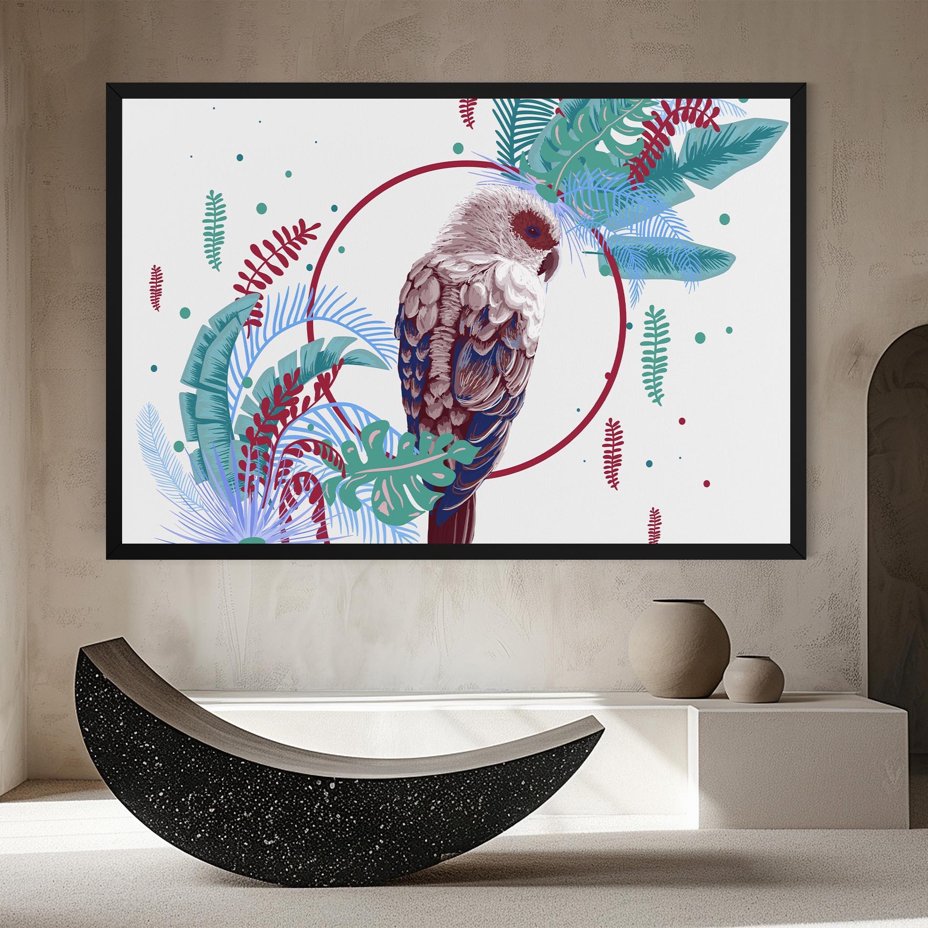 Leinwandbild Bright Bird mockup 8