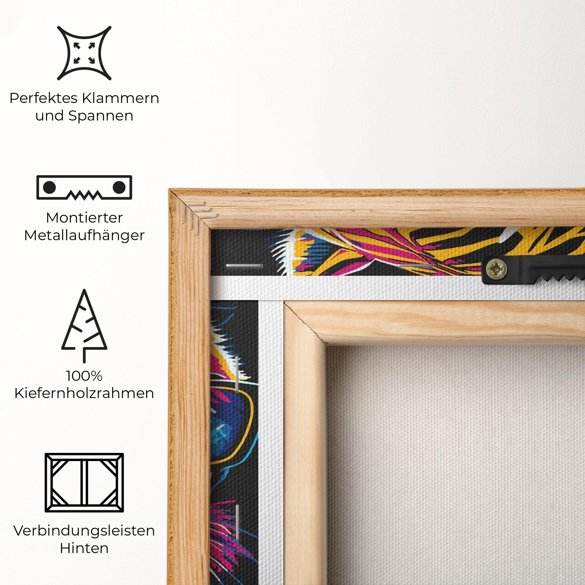 Leinwandbild Cool Tiger mockup 5