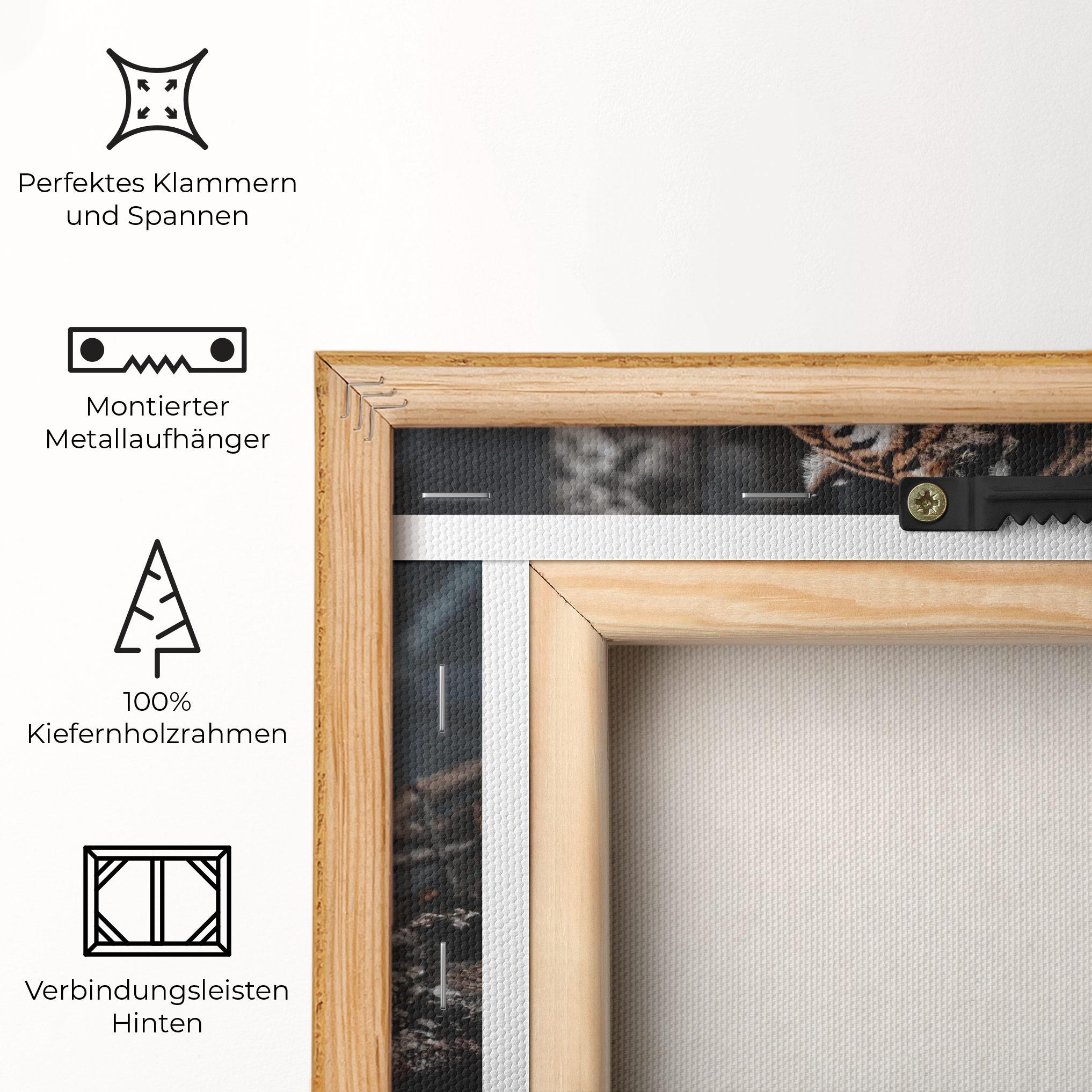 Leinwandbild Forest Tiger mockup 5