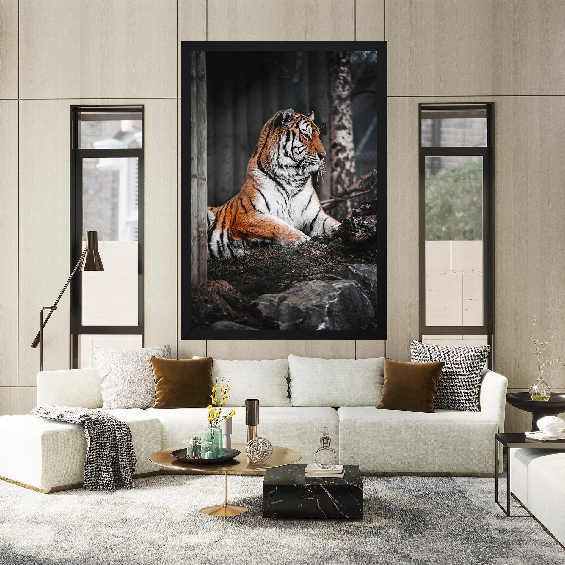 Leinwandbild Forest Tiger mockup 2