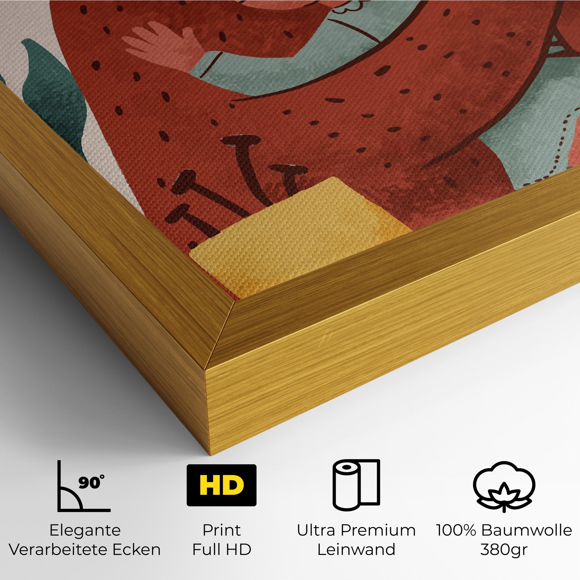 Leinwandbild Bear Hug mockup 4