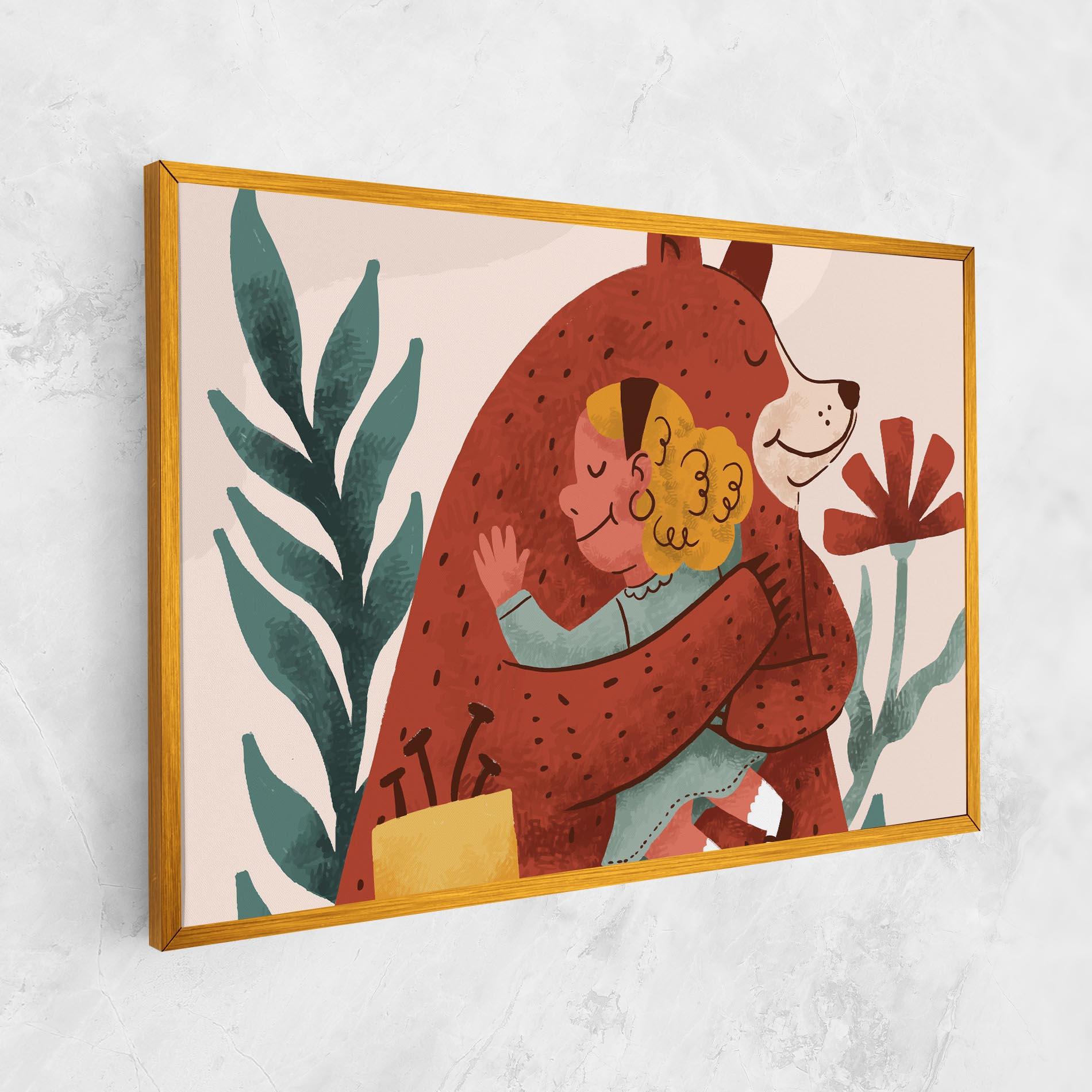 Leinwandbild Bear Hug mockup 1