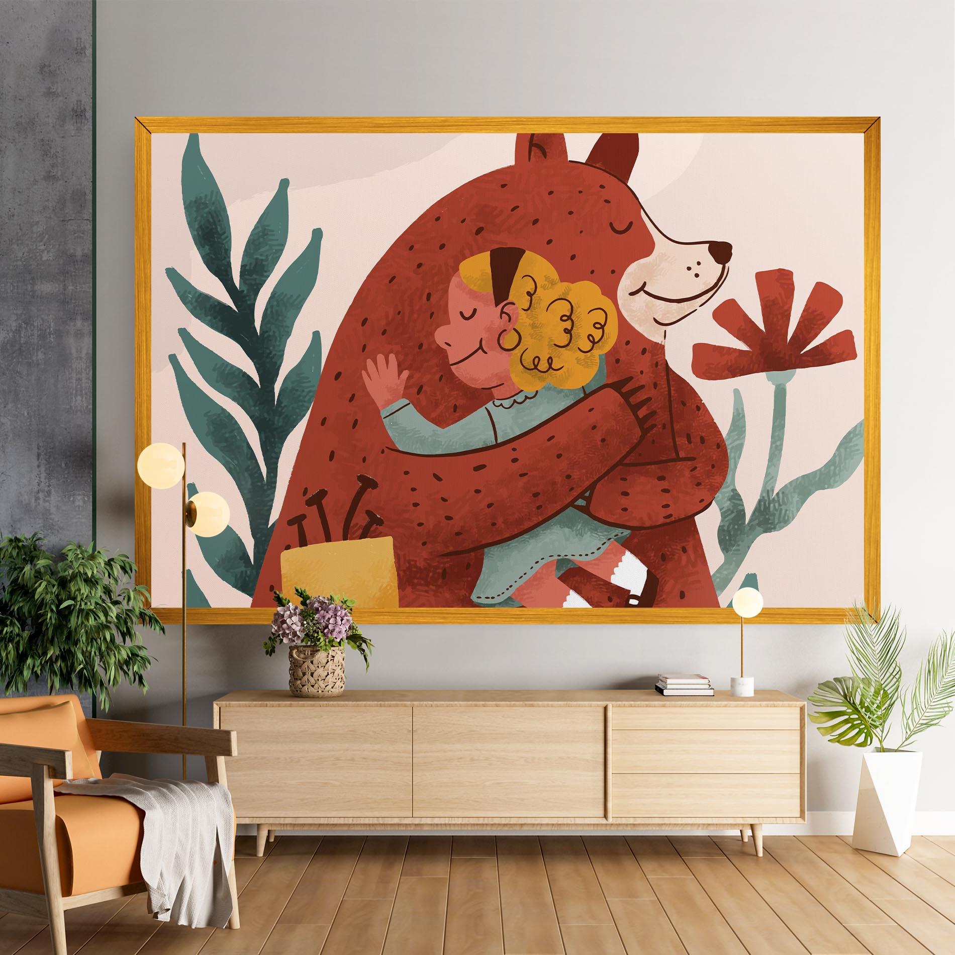Leinwandbild Bear Hug mockup 9