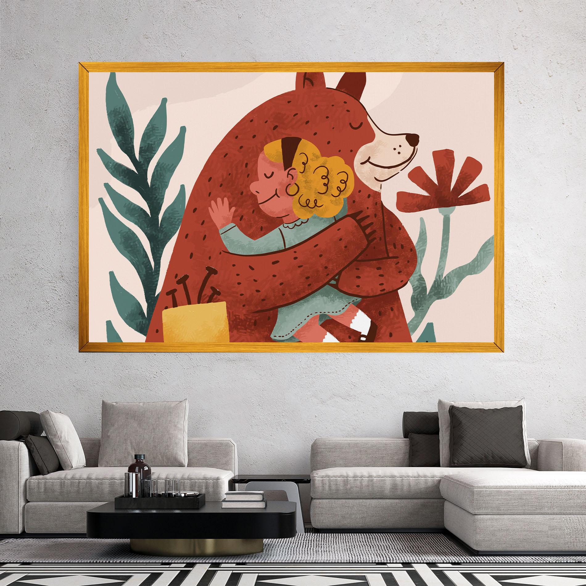 Leinwandbild Bear Hug mockup 2