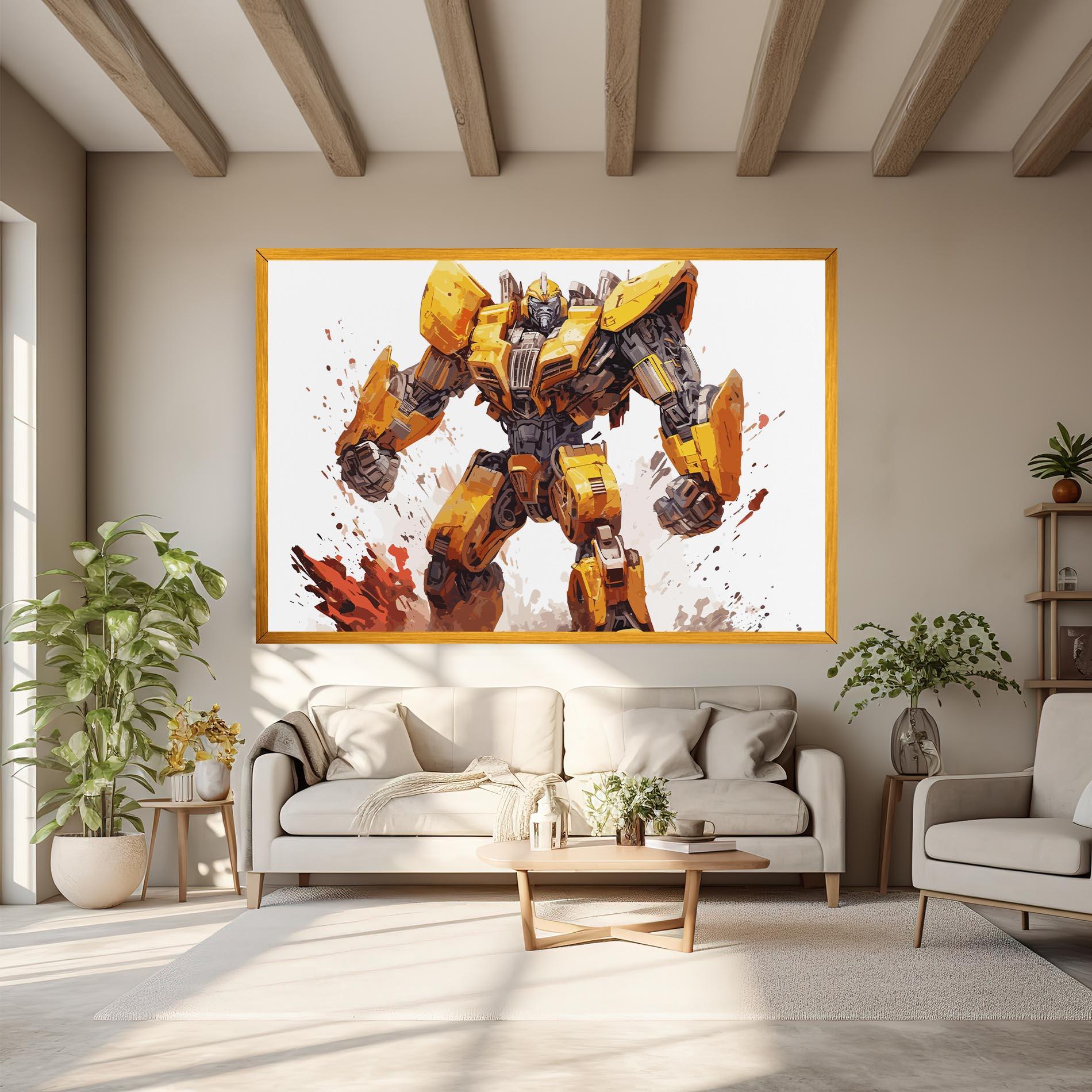 Leinwandbild Battle Machine mockup 6