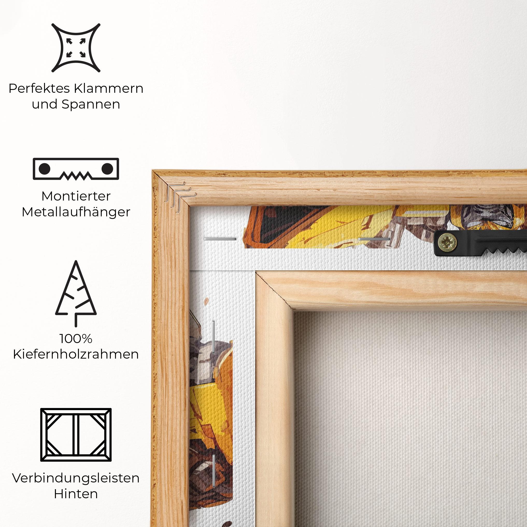 Leinwandbild Battle Machine mockup 5