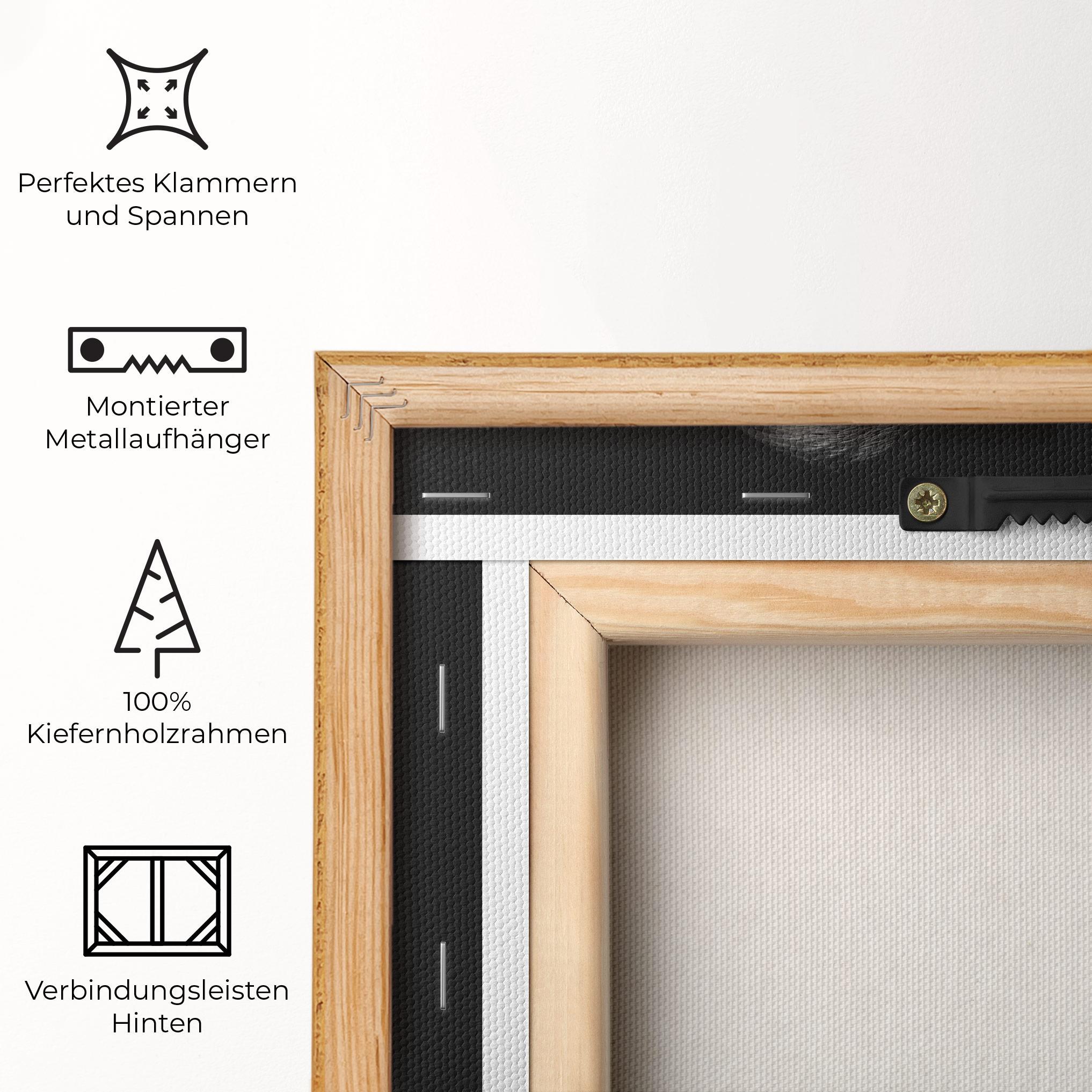 Leinwandbild Black Golden Makeup mockup 5