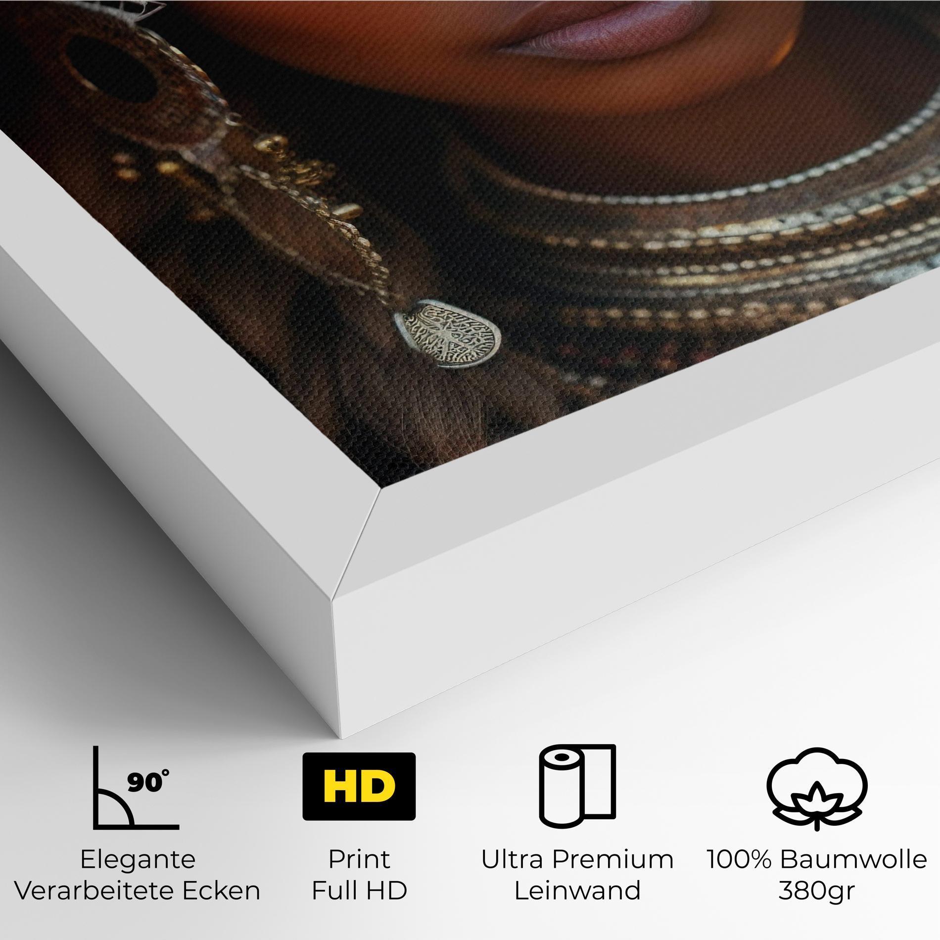 Leinwandbild Unique Smokey Eyes mockup 4