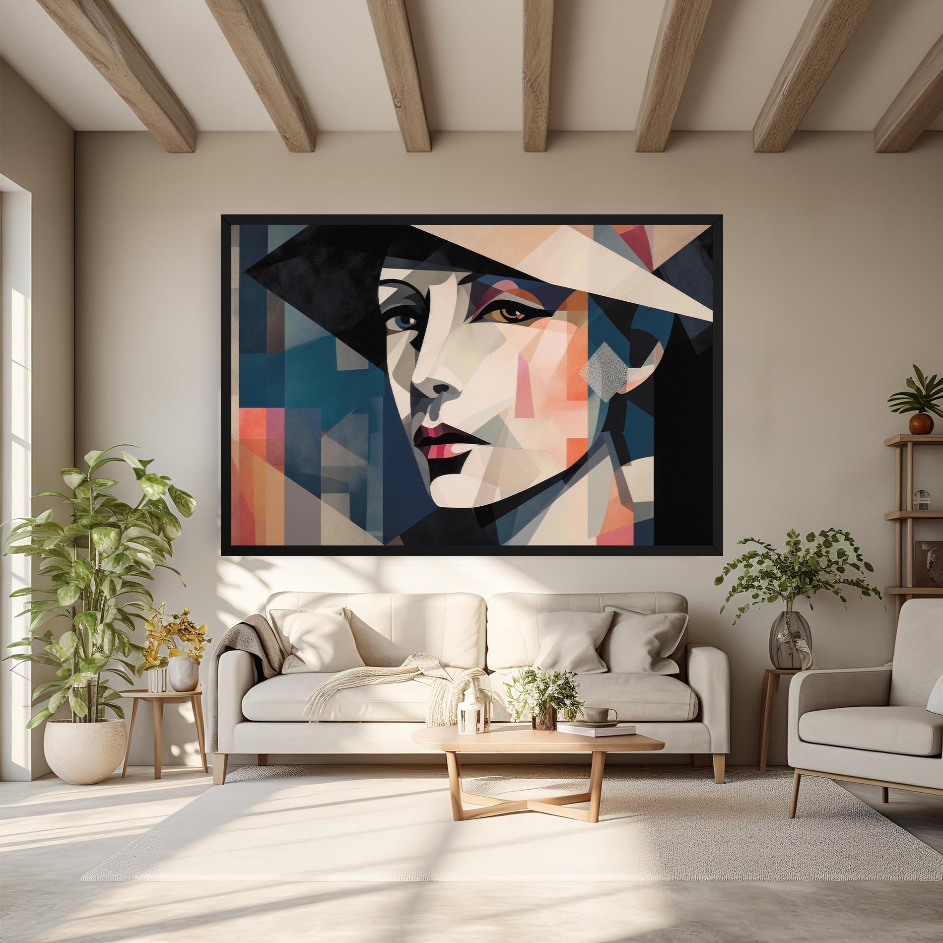 Leinwandbild Chicago Portrait mockup 6