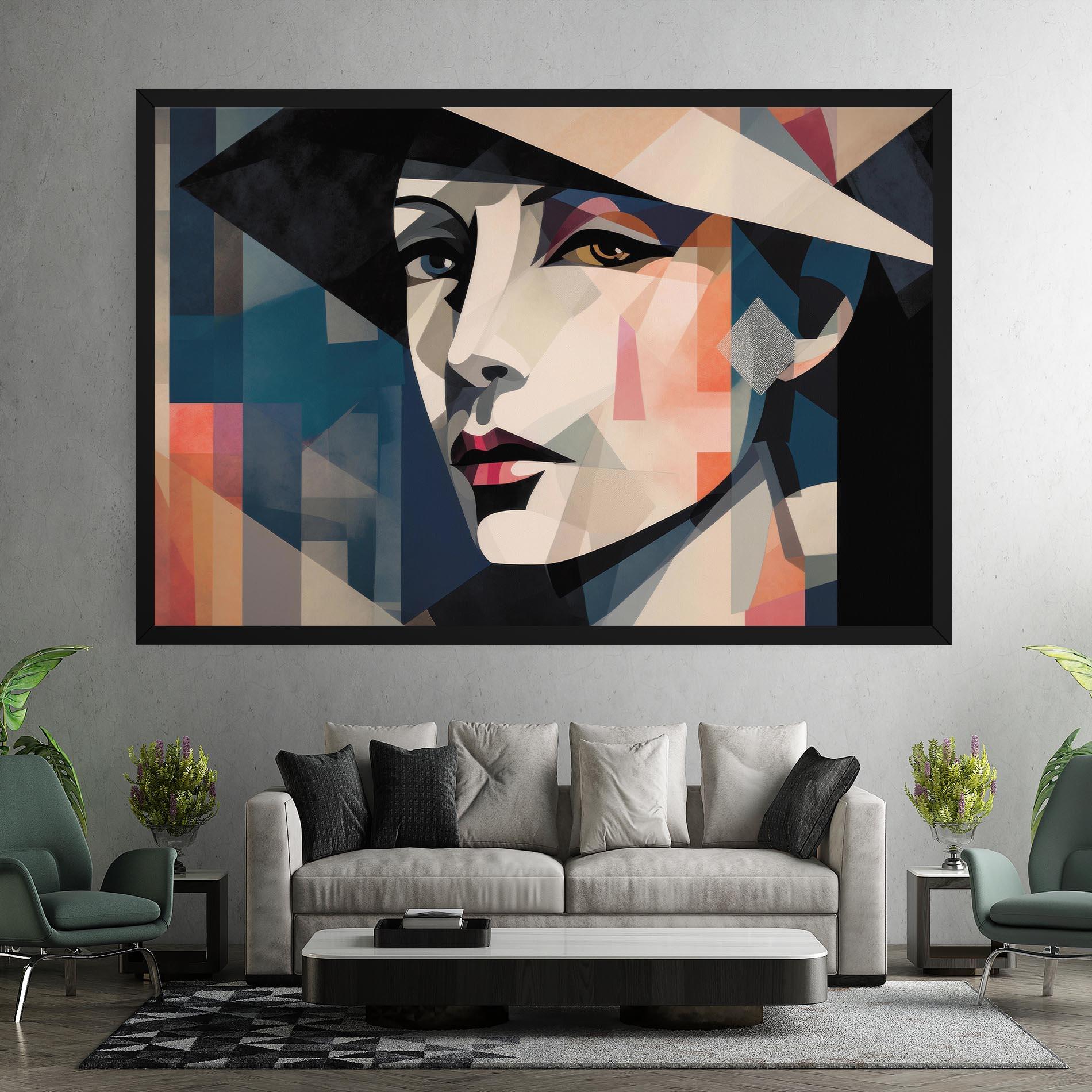 Leinwandbild Chicago Portrait mockup 7