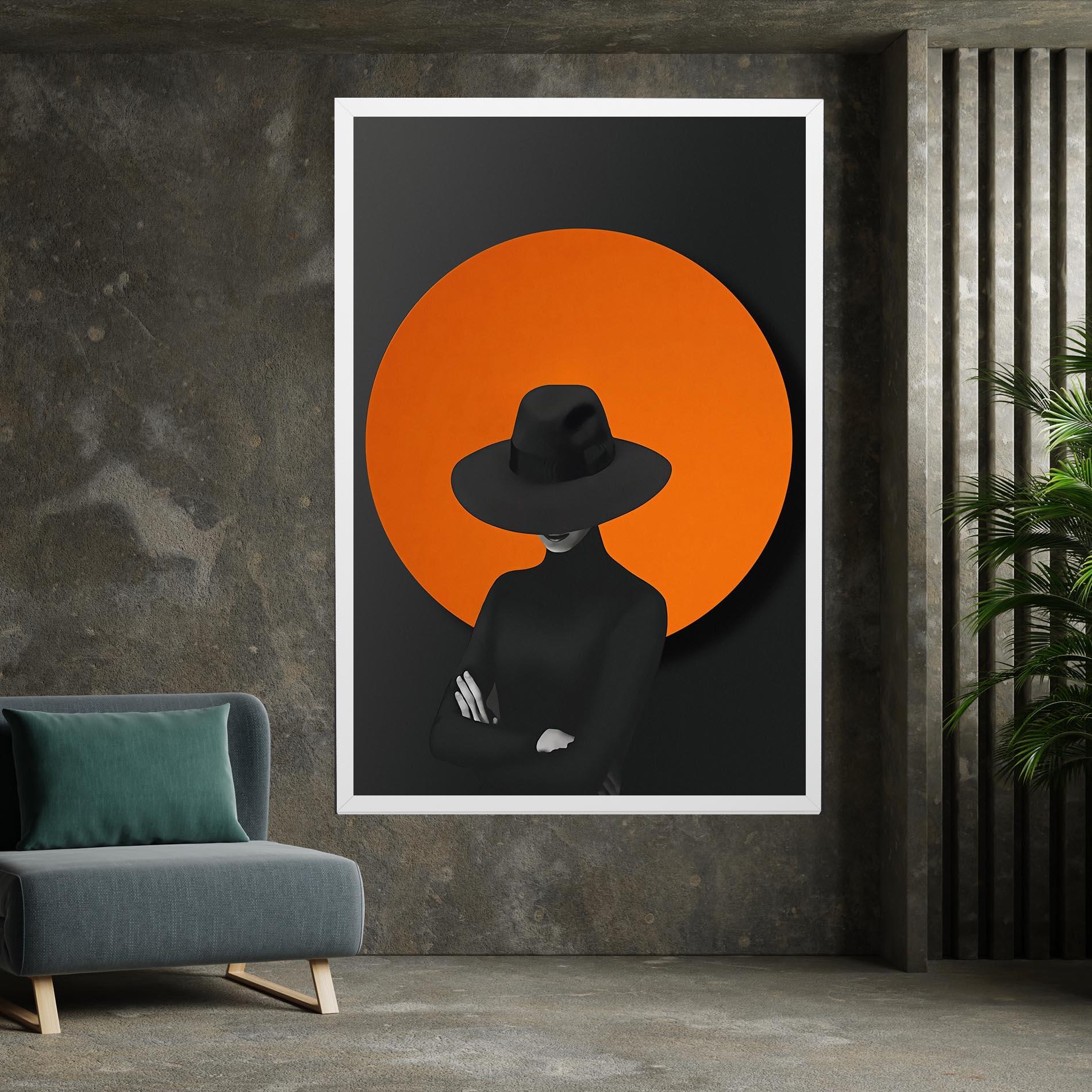 Leinwandbild Black Fashion mockup 7