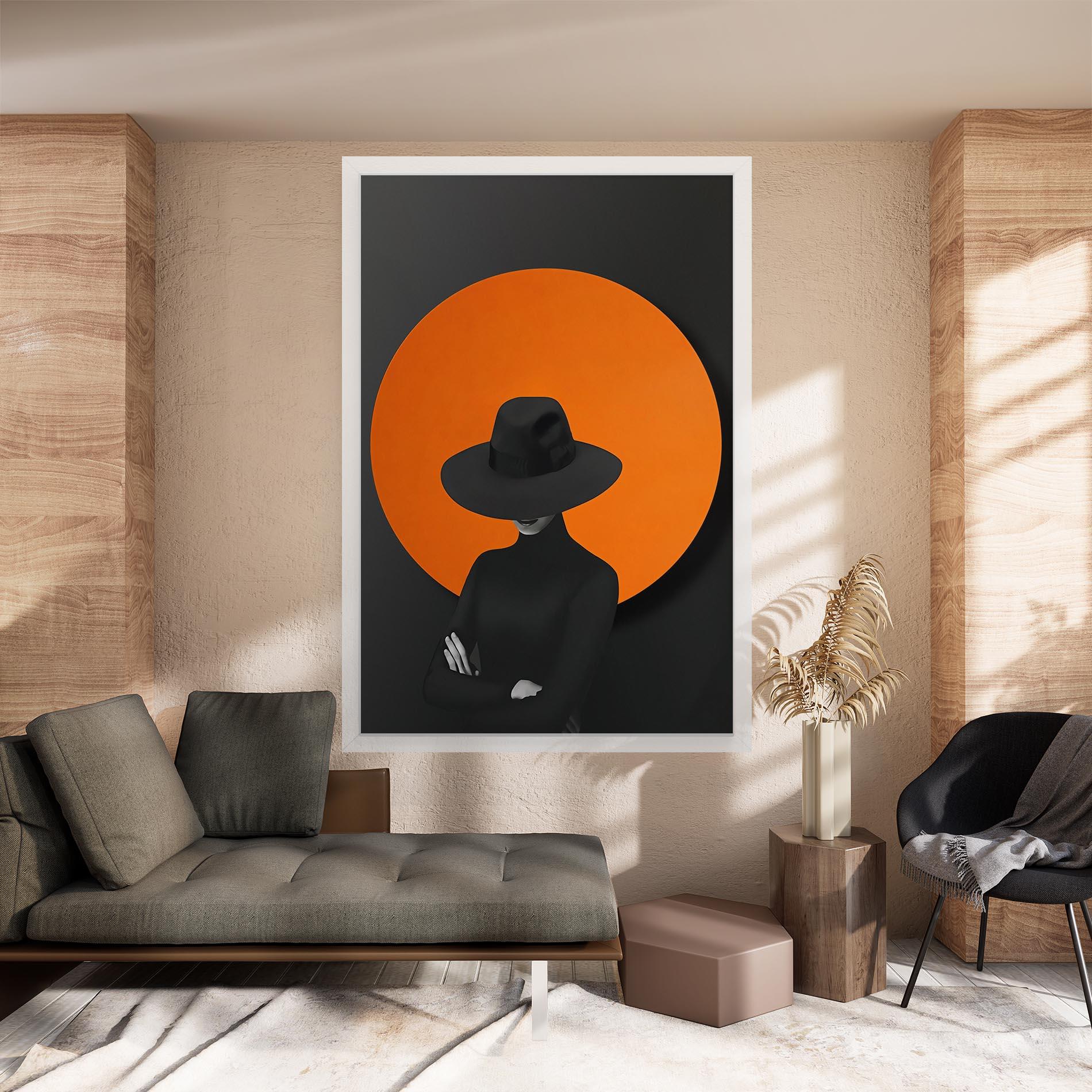 Leinwandbild Black Fashion mockup 8