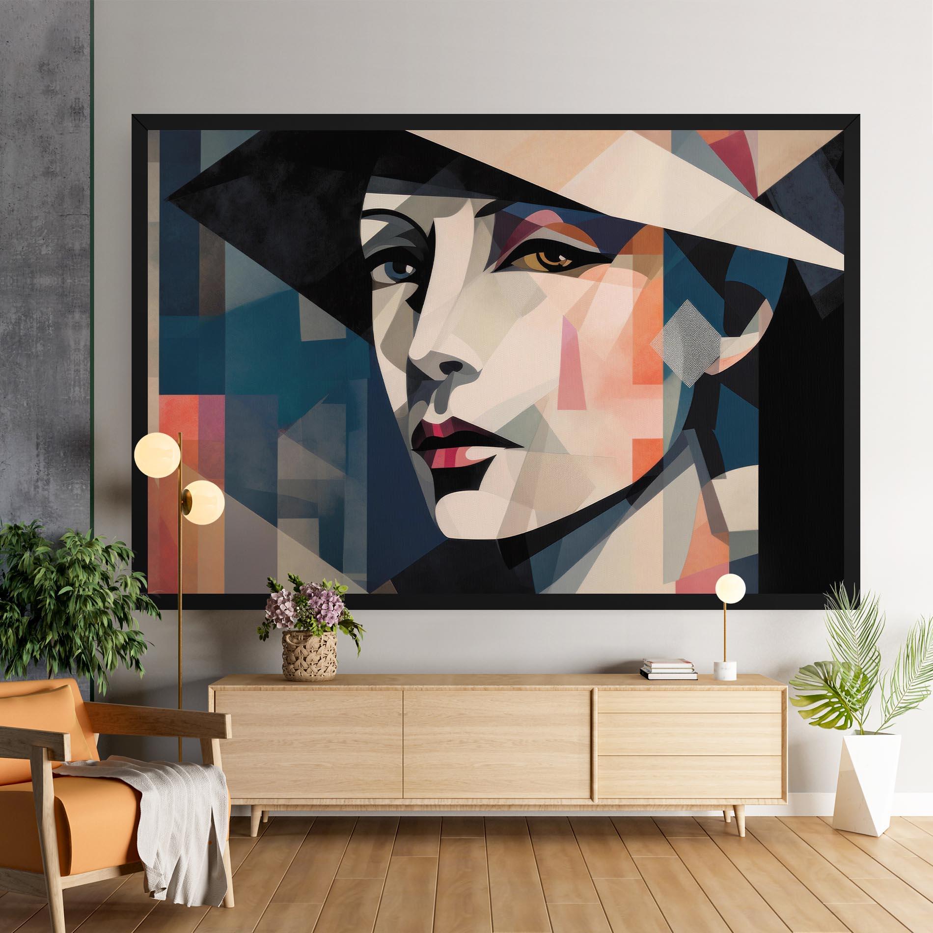 Leinwandbild Chicago Portrait mockup 9