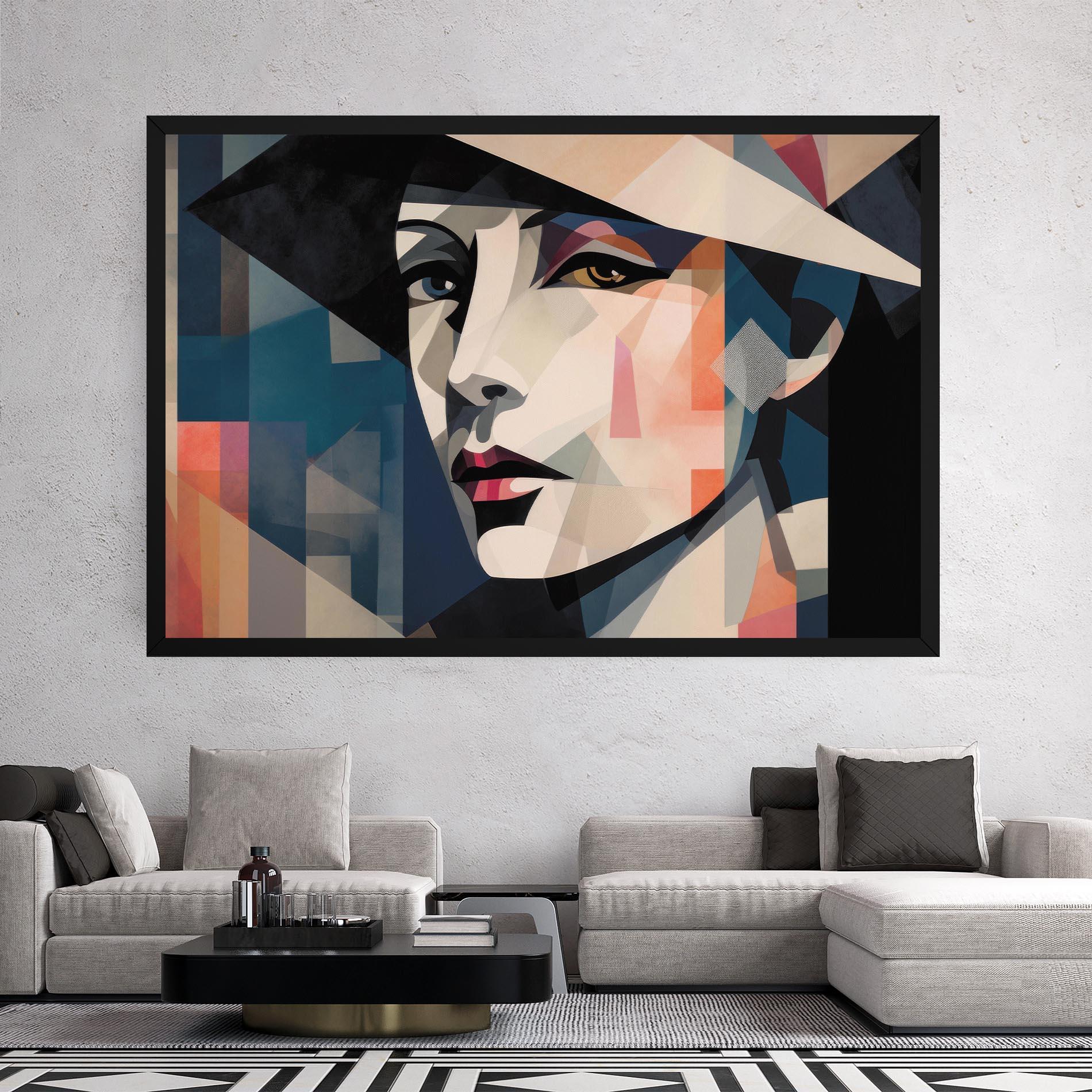 Leinwandbild Chicago Portrait mockup 2