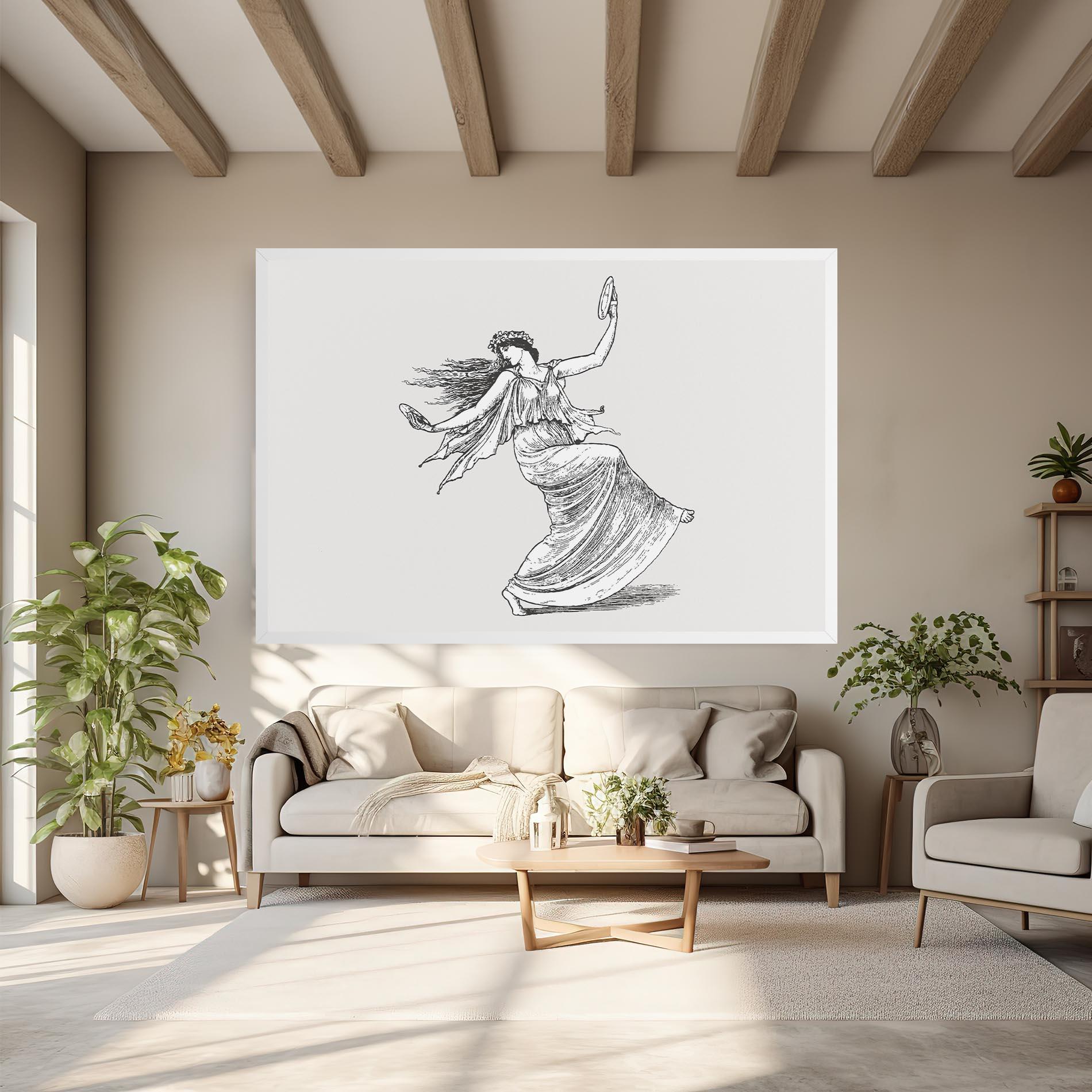 Leinwandbild Vintage Dance mockup 6