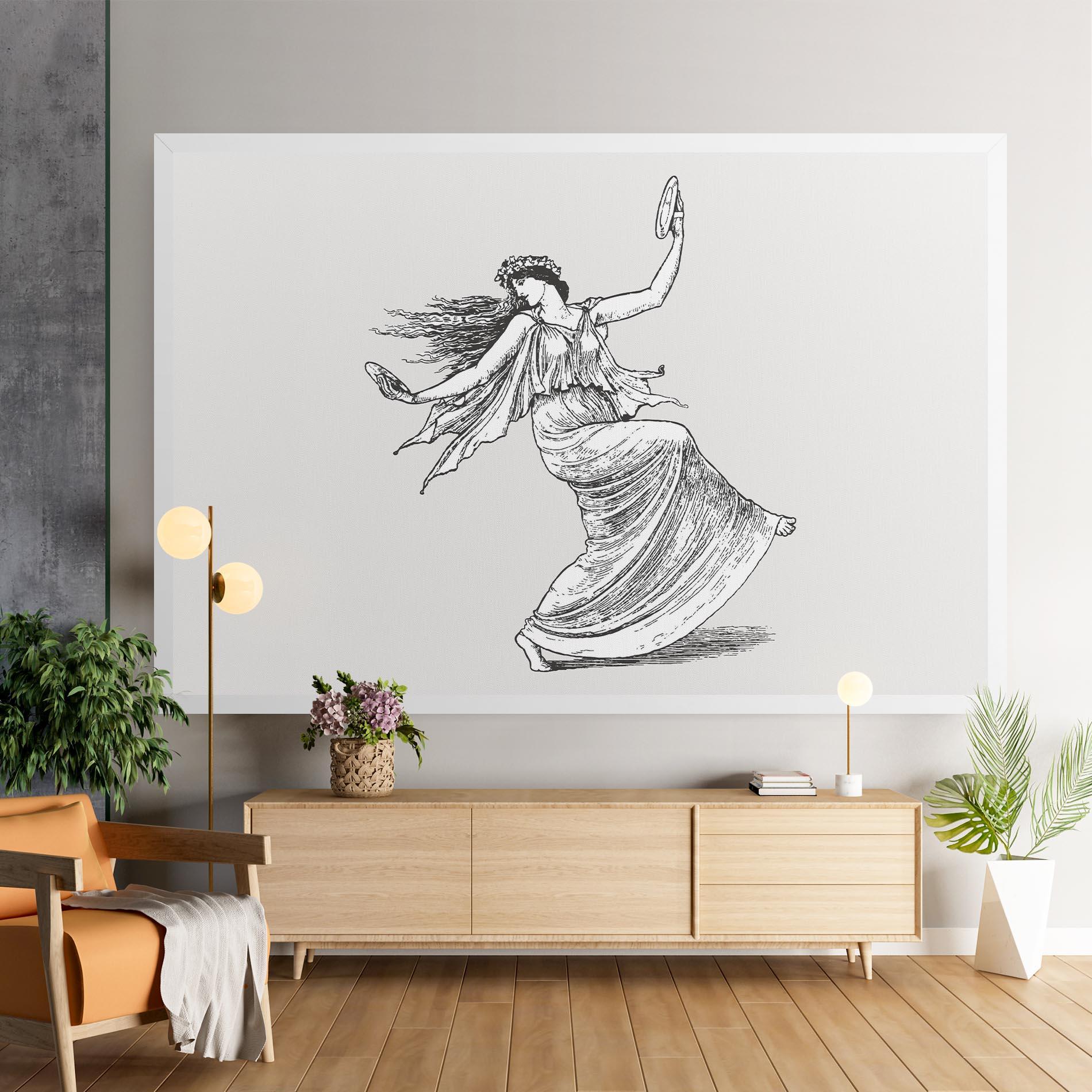 Leinwandbild Vintage Dance mockup 9