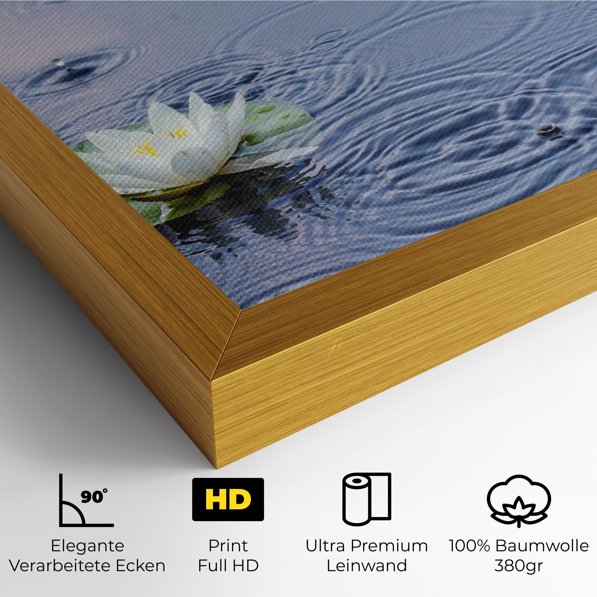 Leinwandbild Clear Lake Rain mockup 4
