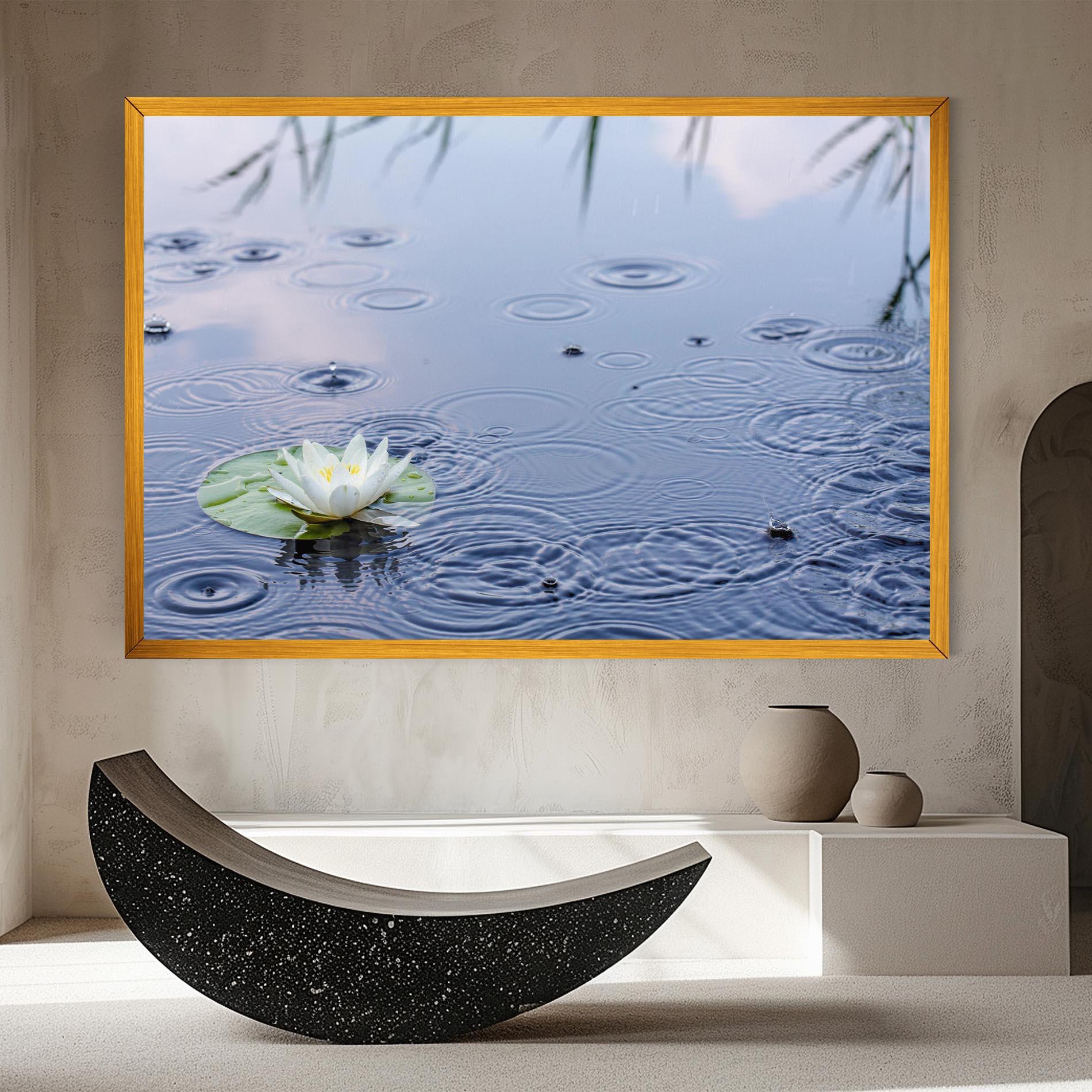 Leinwandbild Clear Lake Rain mockup 8