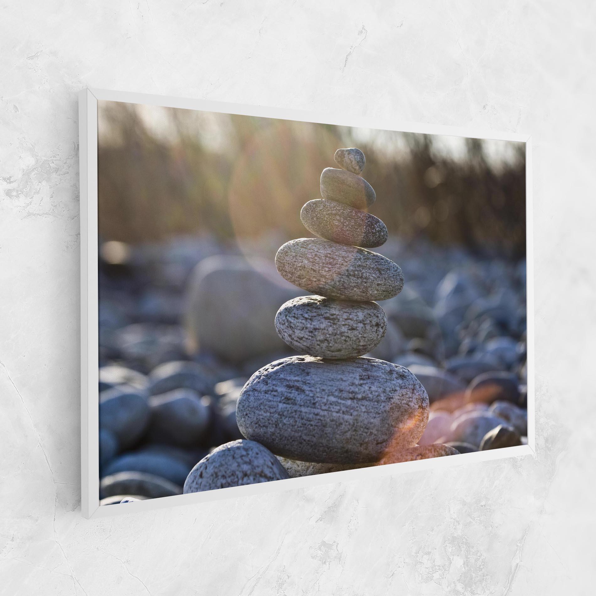 Leinwandbild Closeup Shot Rocks mockup 1