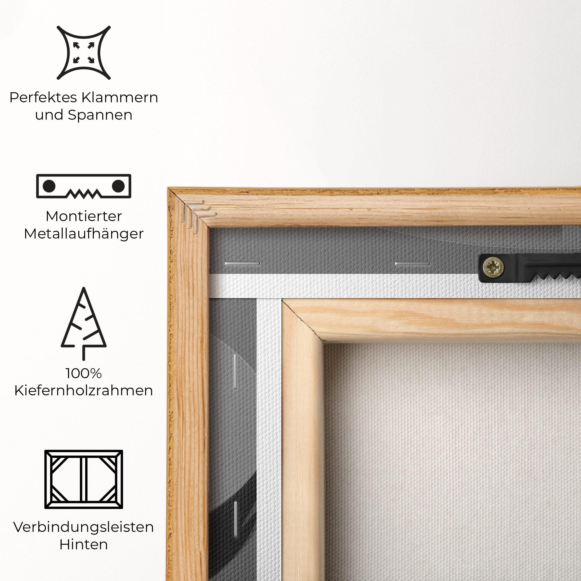 Leinwandbild 3d Yinyang mockup 5