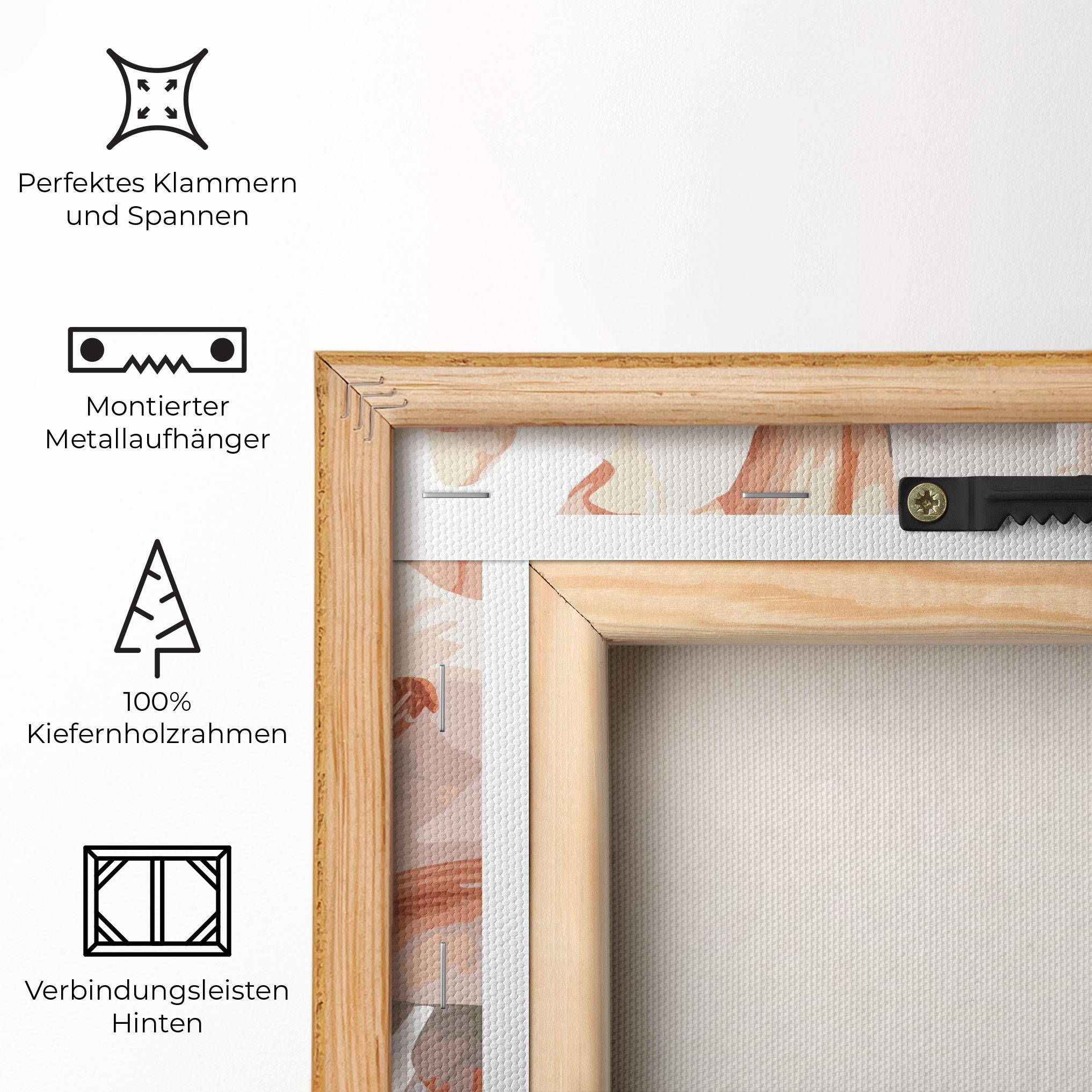 Leinwandbild Light Pink Lily mockup 5