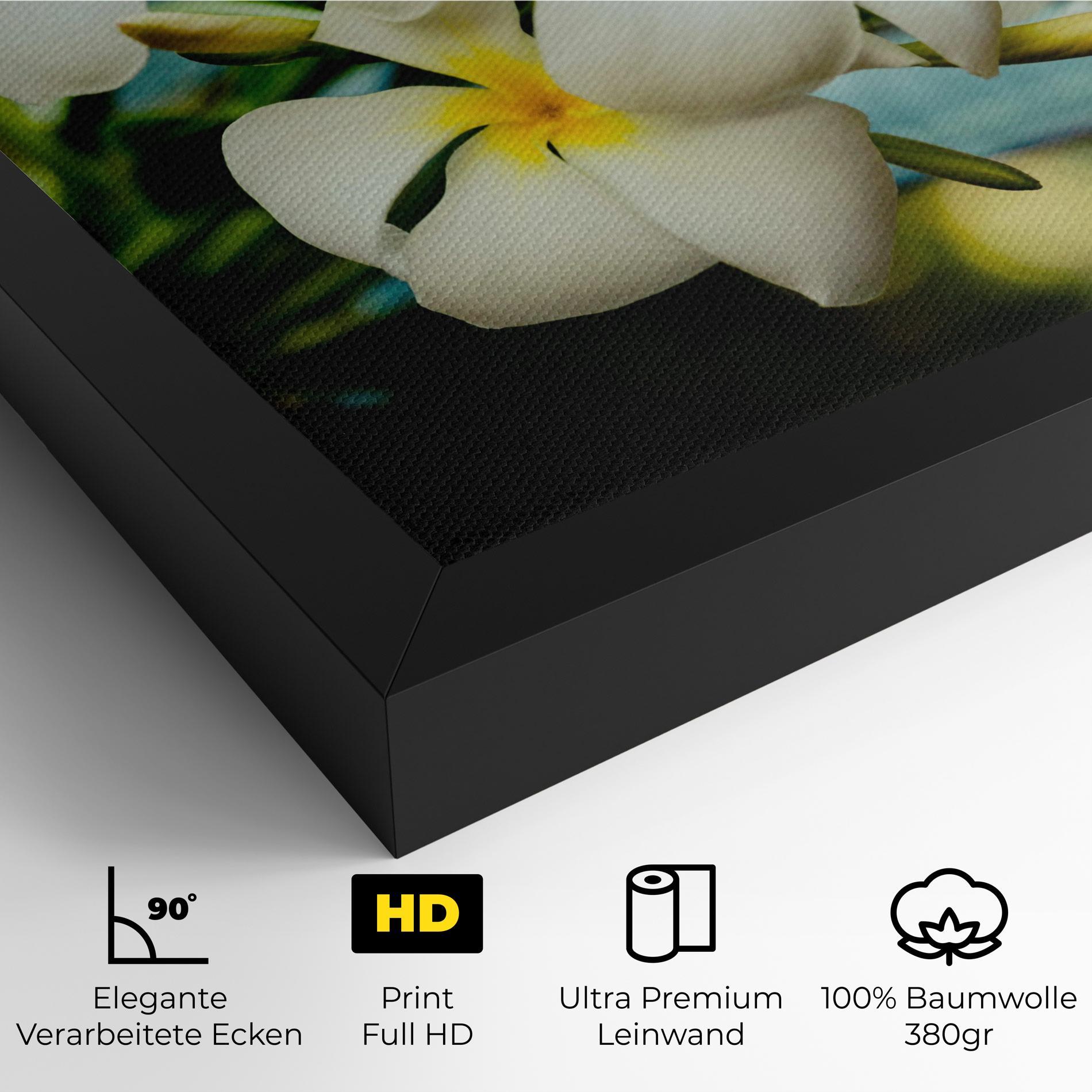 Leinwandbild Beautiful White Exotic mockup 4