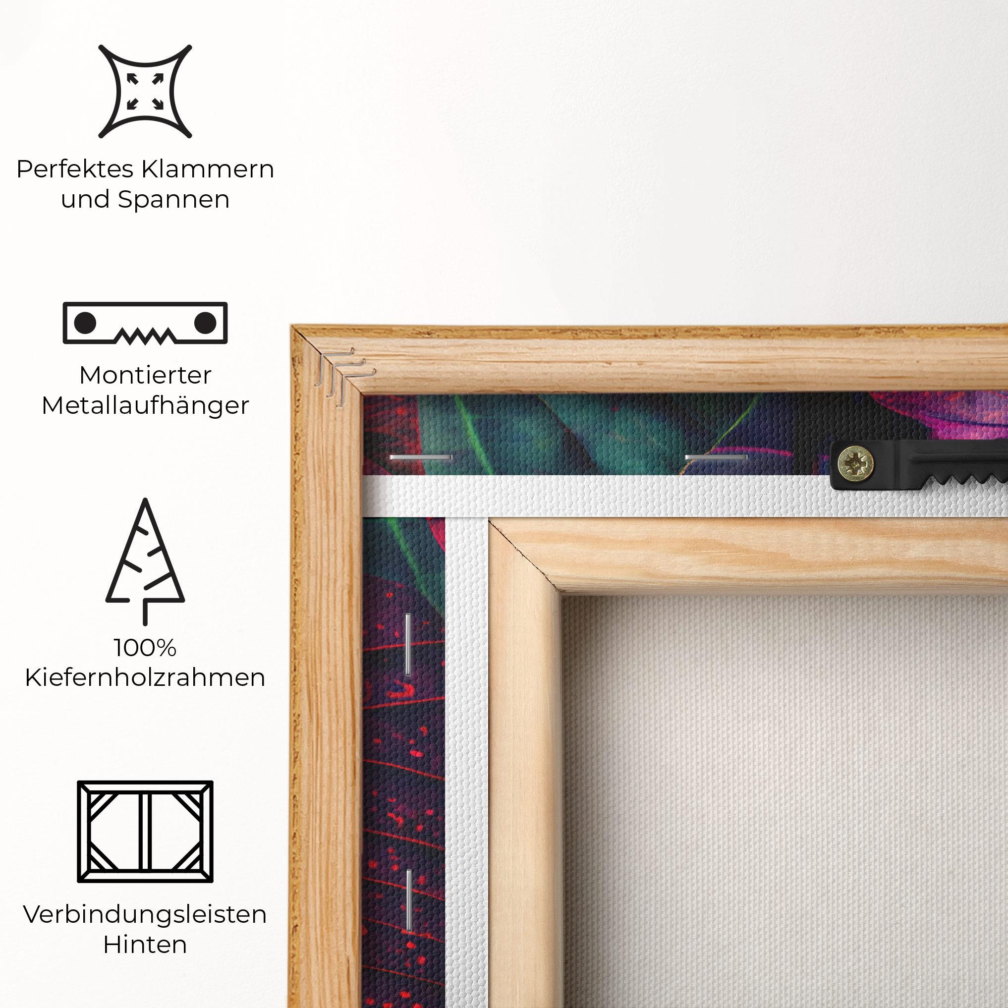 Leinwandbild Big Purple Exotic mockup 5