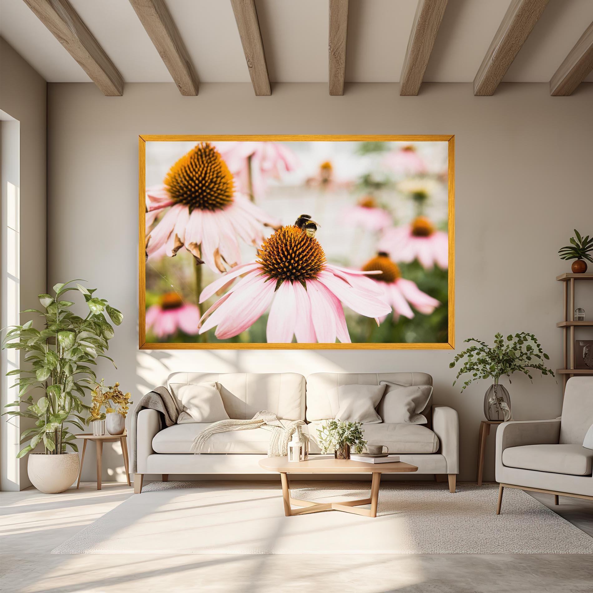 Leinwandbild Daylight Flower mockup 6