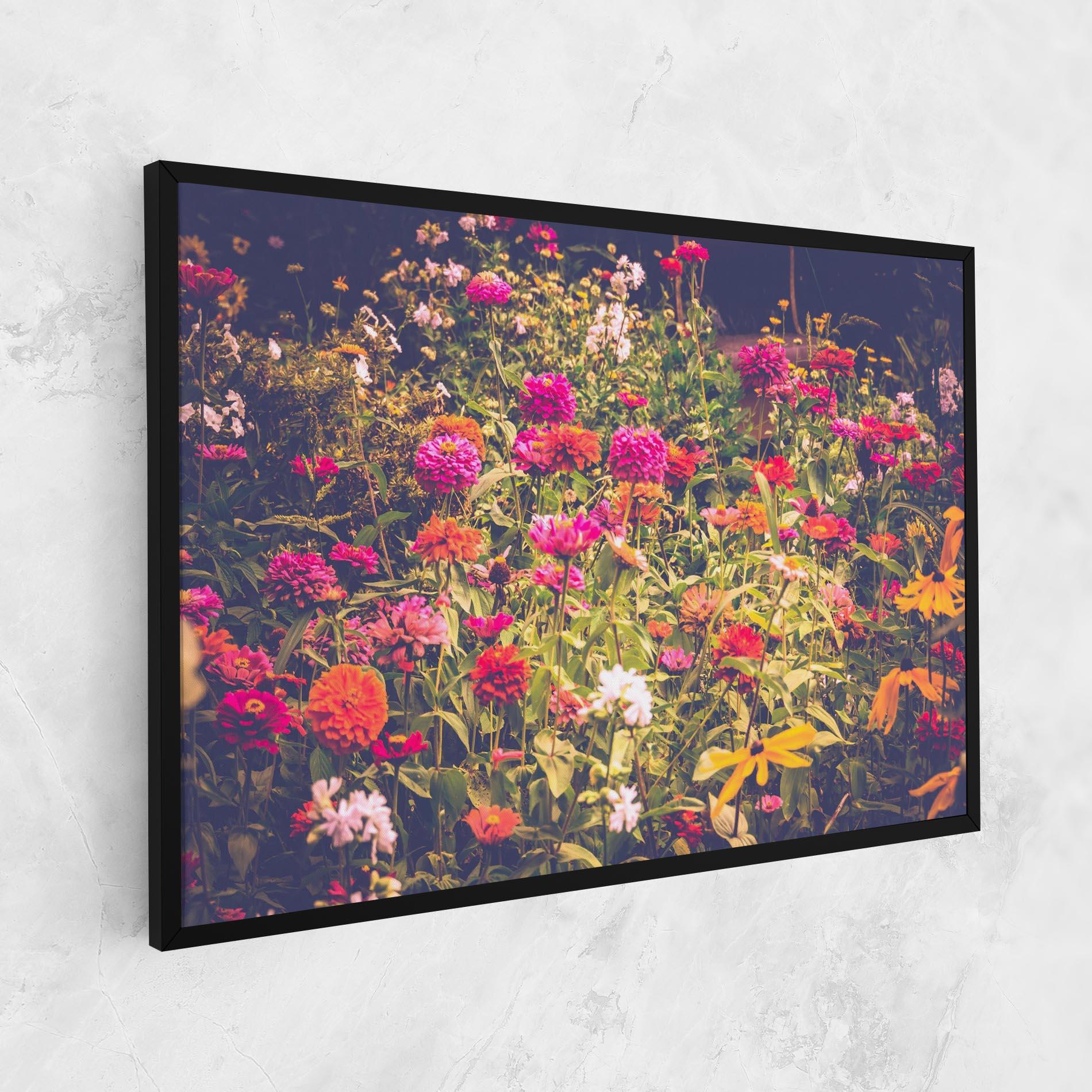 Leinwandbild Colorful Wild Field mockup 1