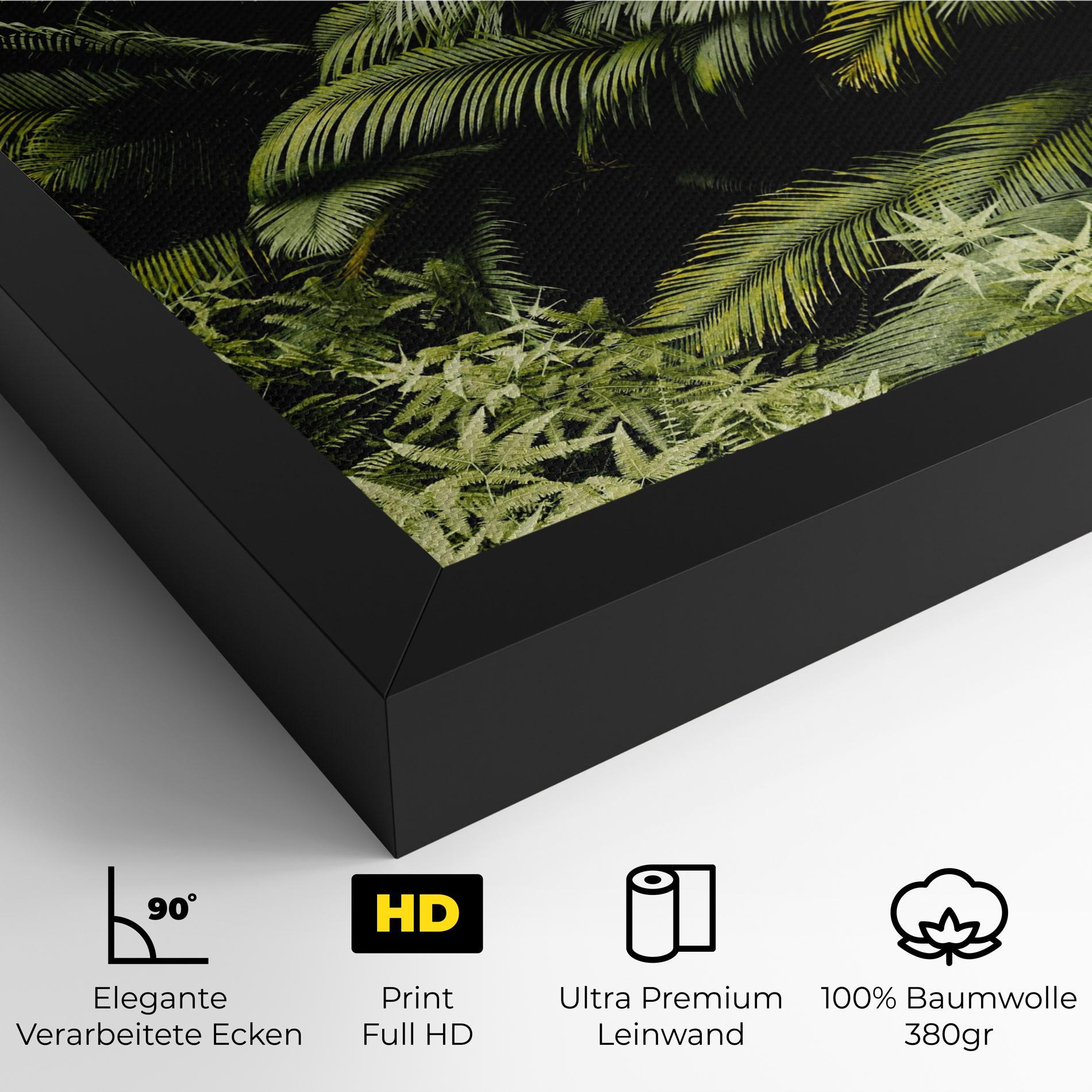 Leinwandbild Into The Jungle mockup 4