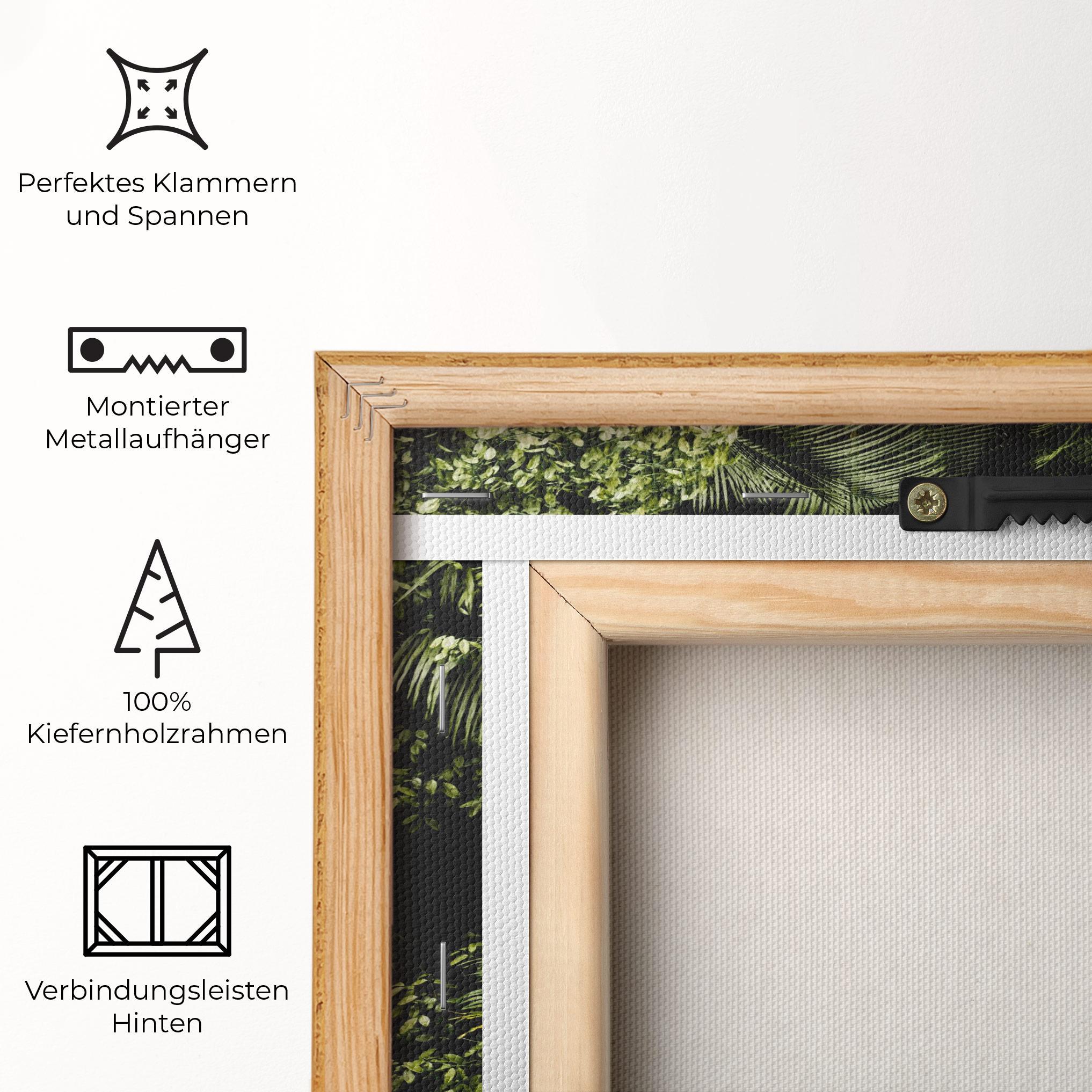 Leinwandbild Into The Jungle mockup 5