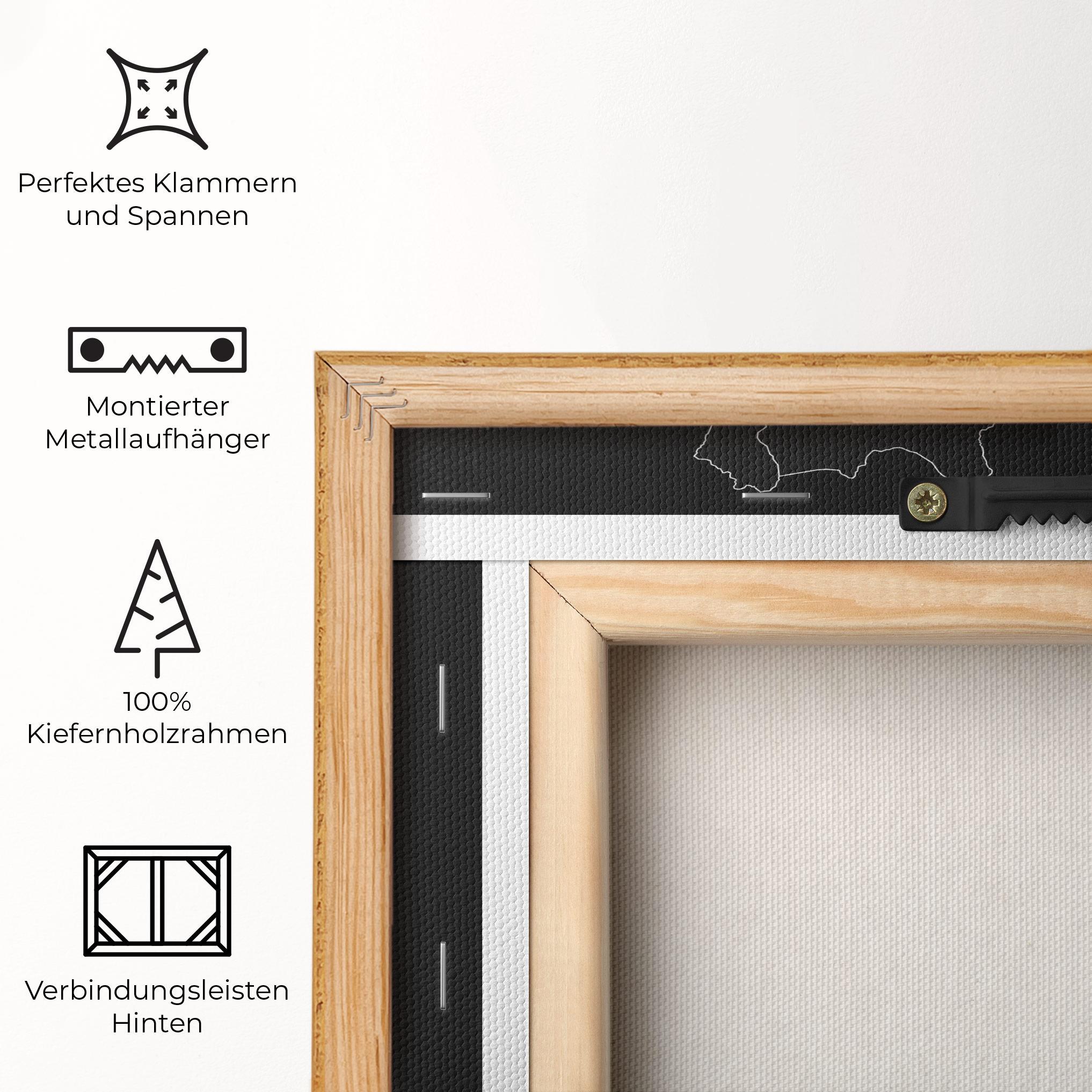 Leinwandbild Burundi Grey Map mockup 5