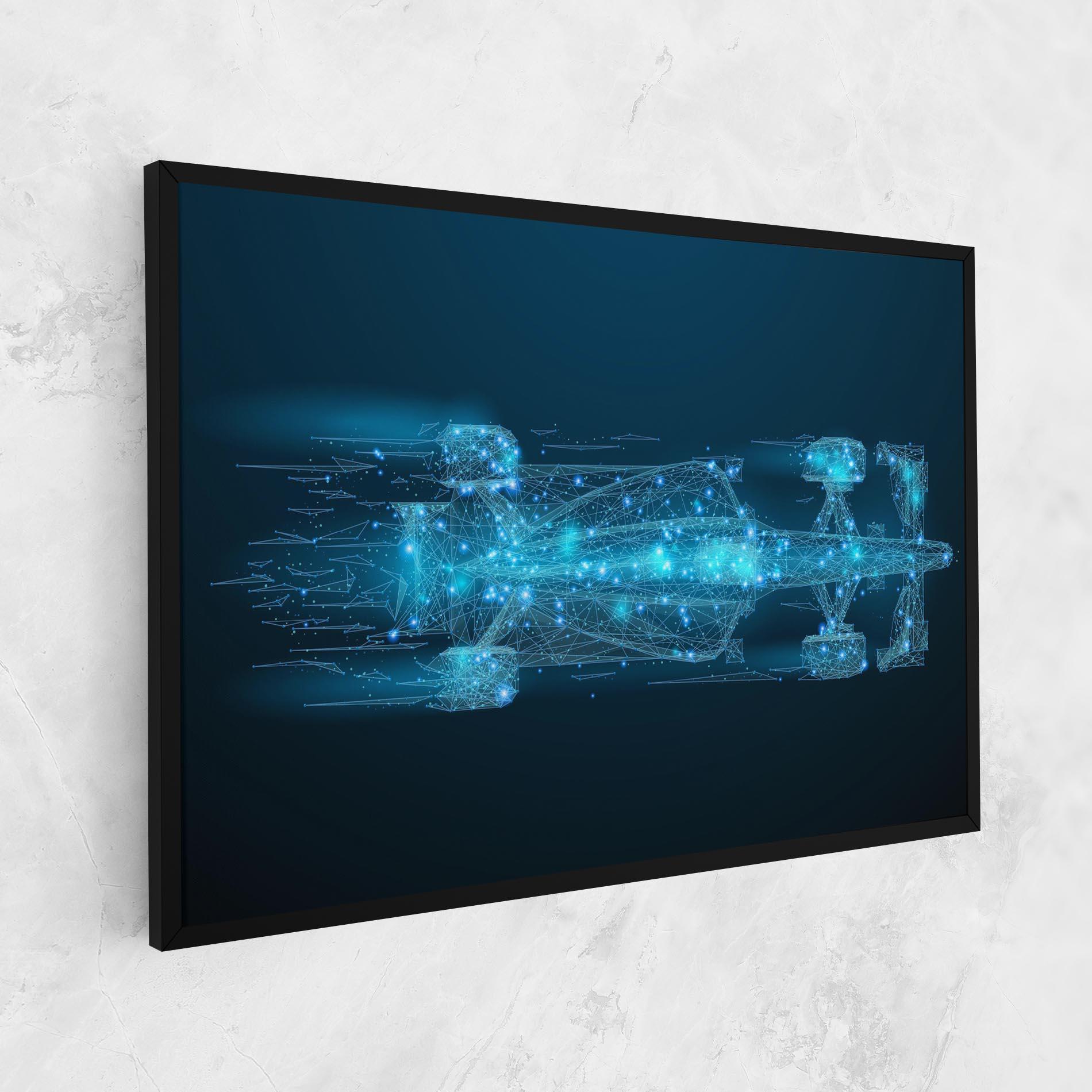 Leinwandbild Blue Light F1 mockup 1
